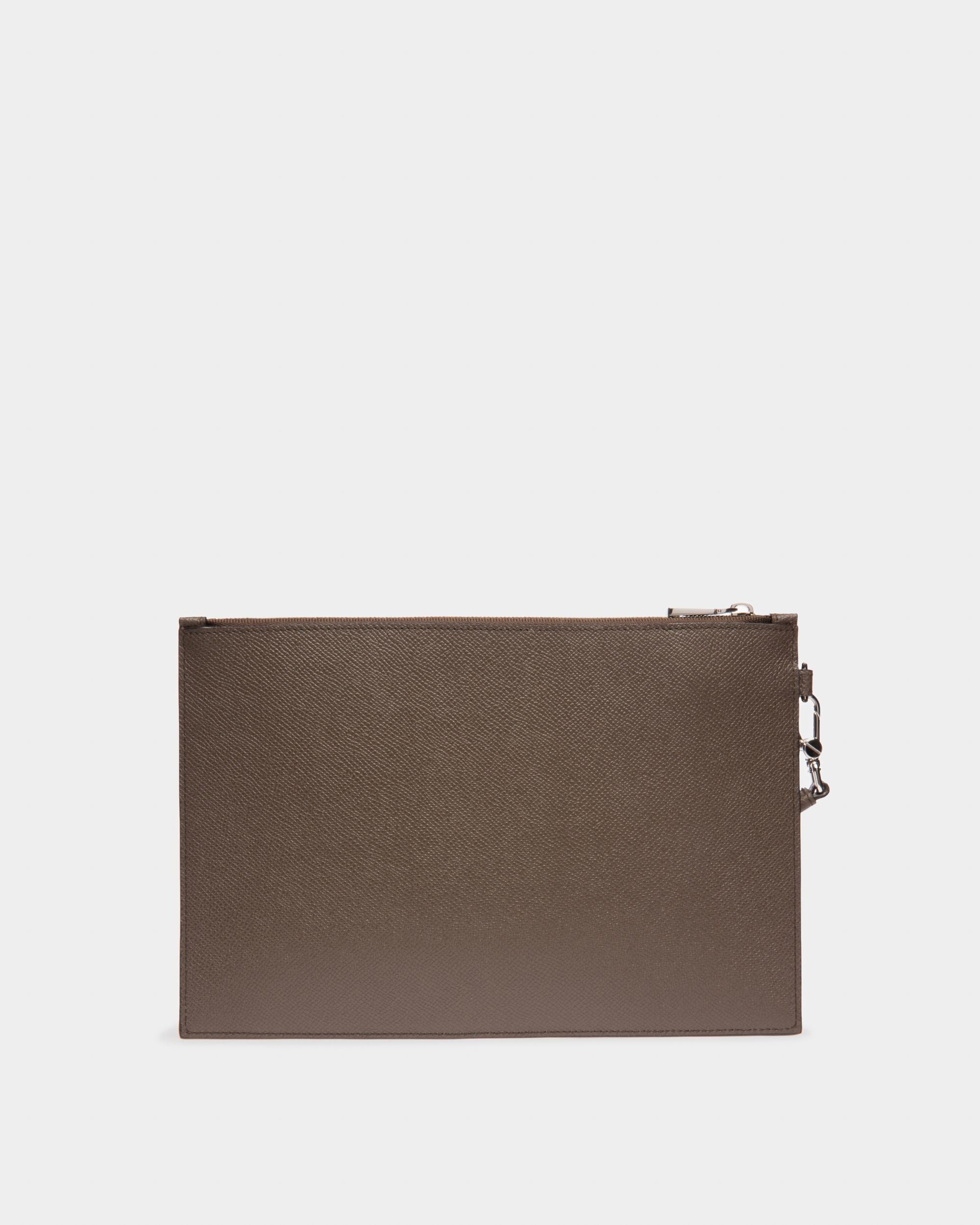 Benery Necessaire In Pelle Verde Militare - Uomo - Bally - 02
