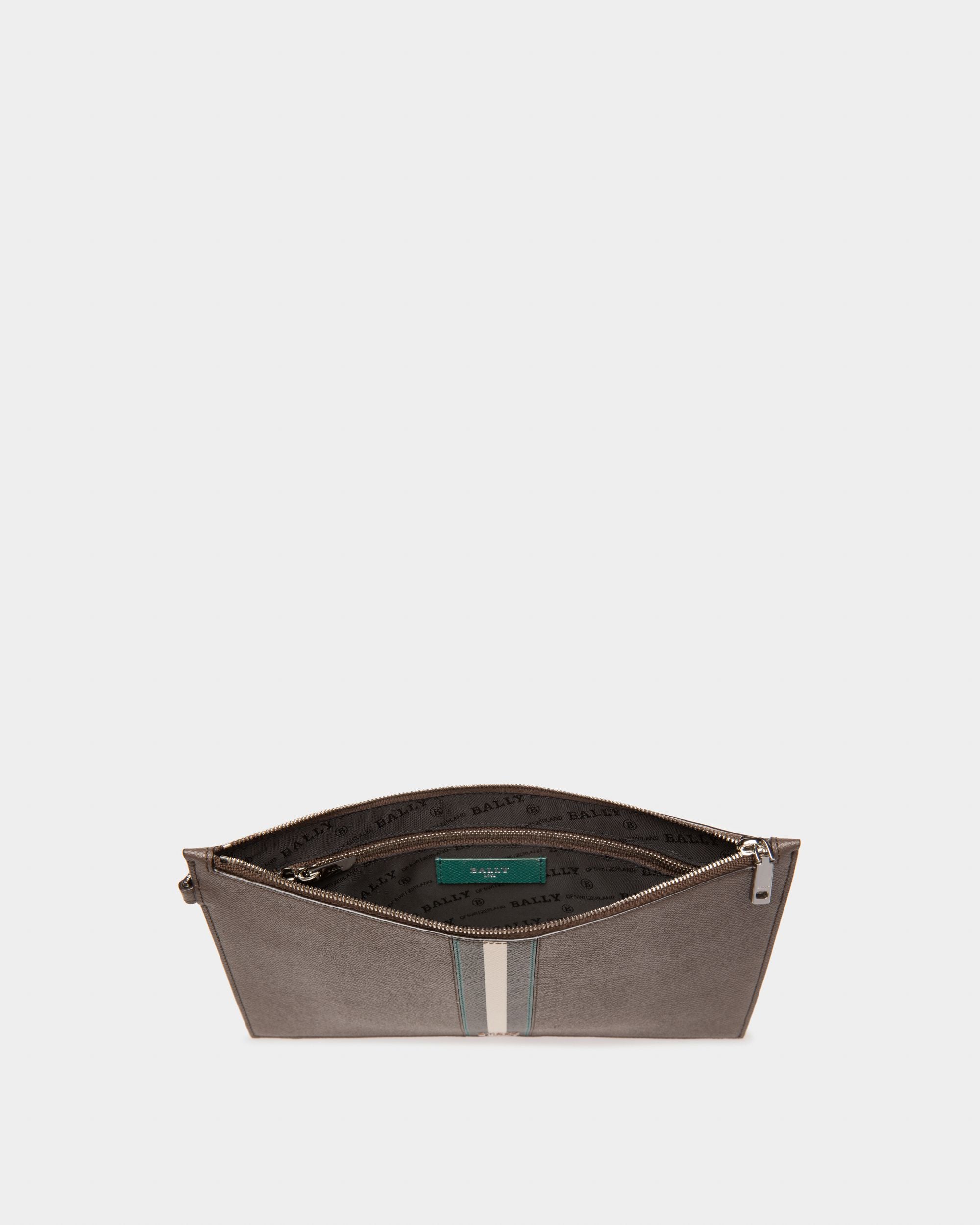 Benery Necessaire In Pelle Verde Militare - Uomo - Bally - 03