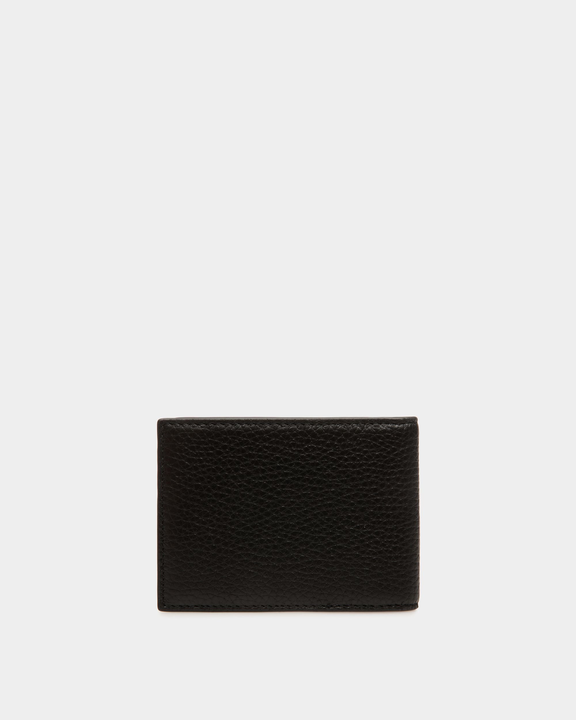 Portafoglio A Libro Ribbon In Pelle Nera - Uomo - Bally - 01