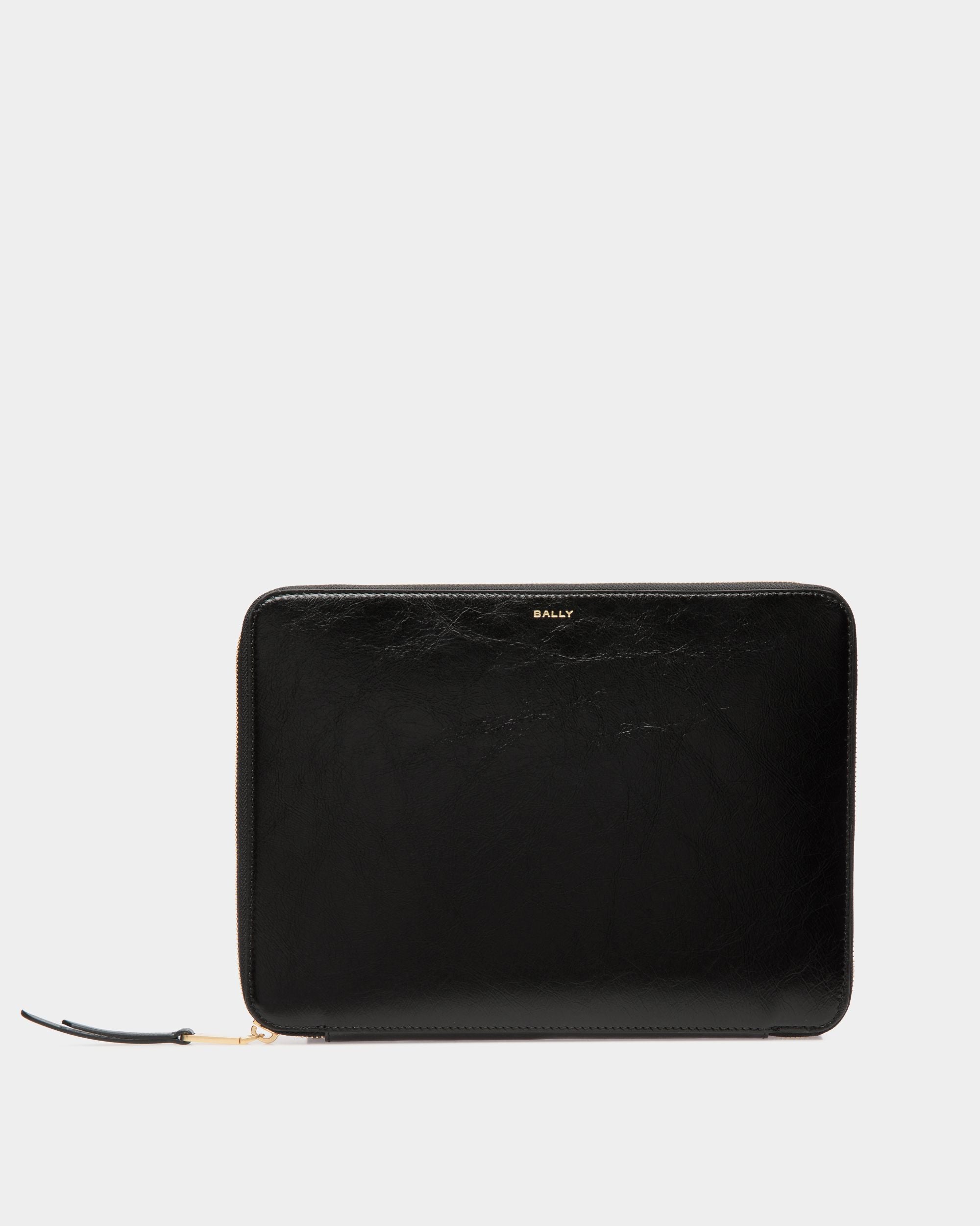 Custodia Per Tablet Easy Bally In Pelle Nera - Uomo - Bally - 01
