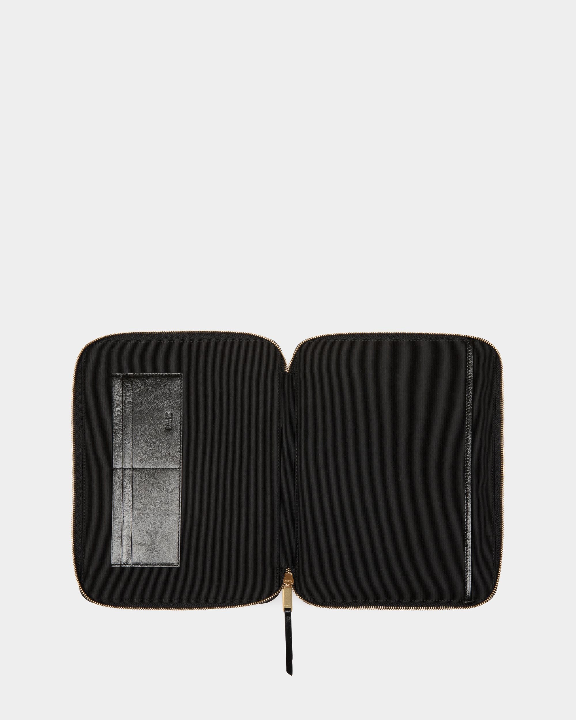 Custodia Per Tablet Easy Bally In Pelle Nera - Uomo - Bally - 03