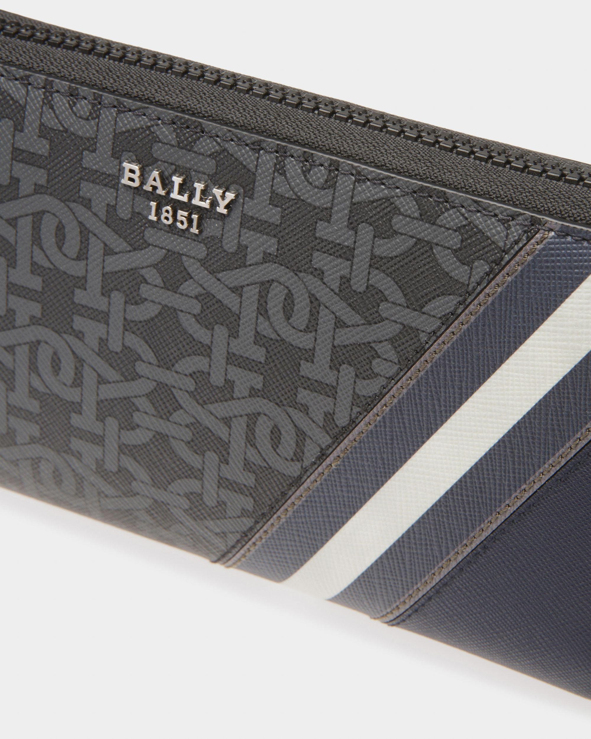 Balen Portafoglio Da Viaggio In Tpu Grigio - Uomo - Bally - 04