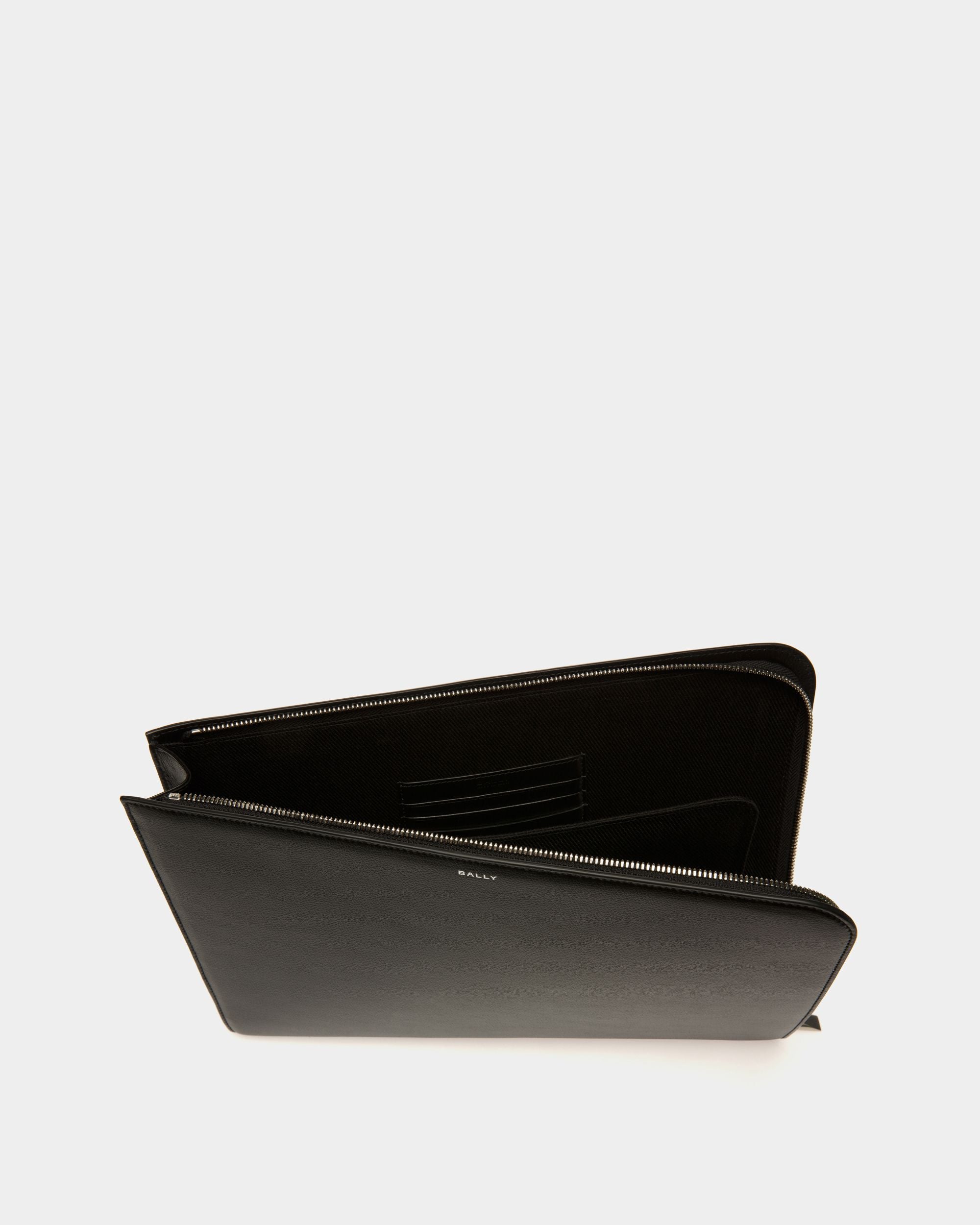 Nécessaire Banque In Pelle Nera - Uomo - Bally - 03