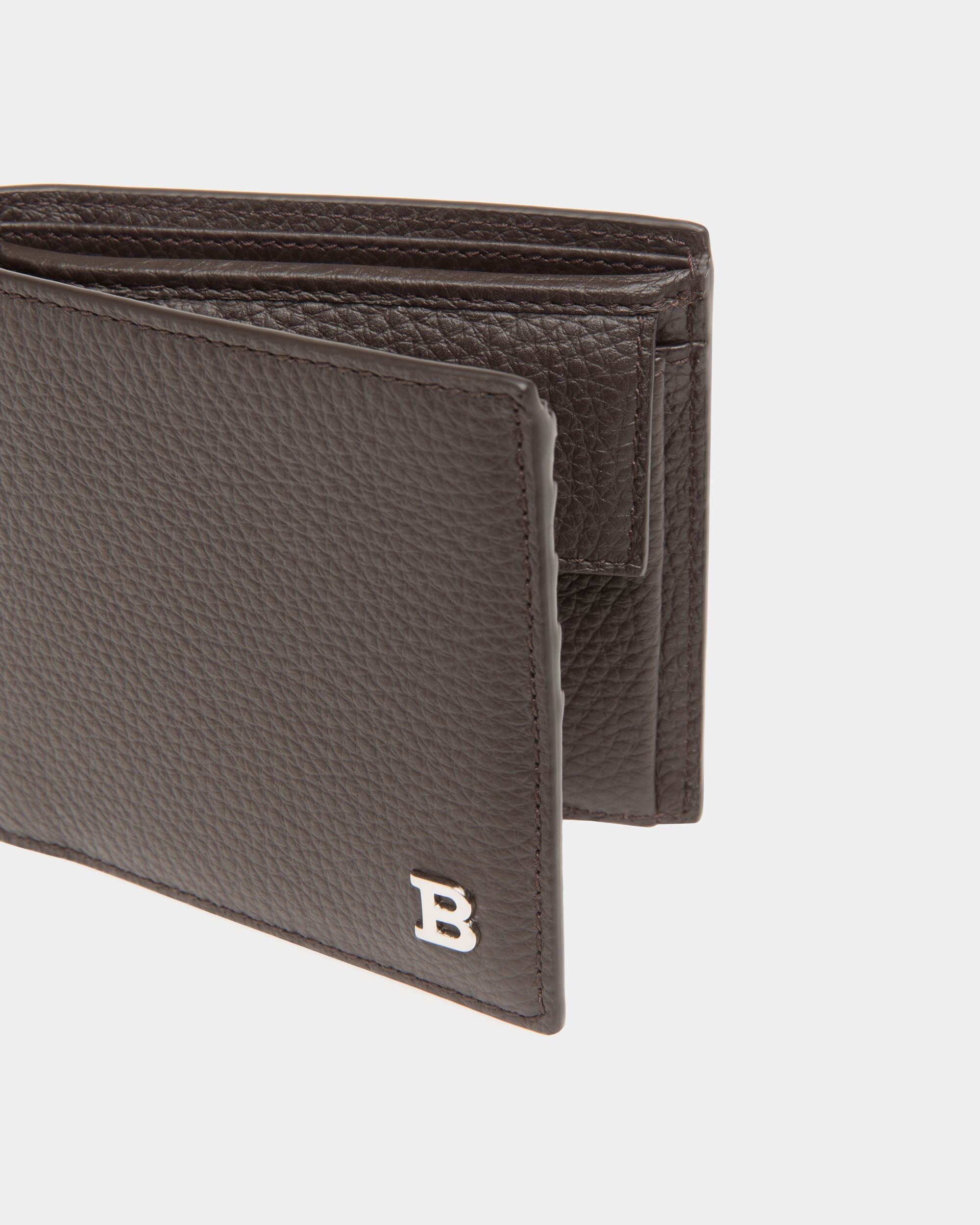 Coin Wallet In Brown Leather - Uomo - Bally - 04