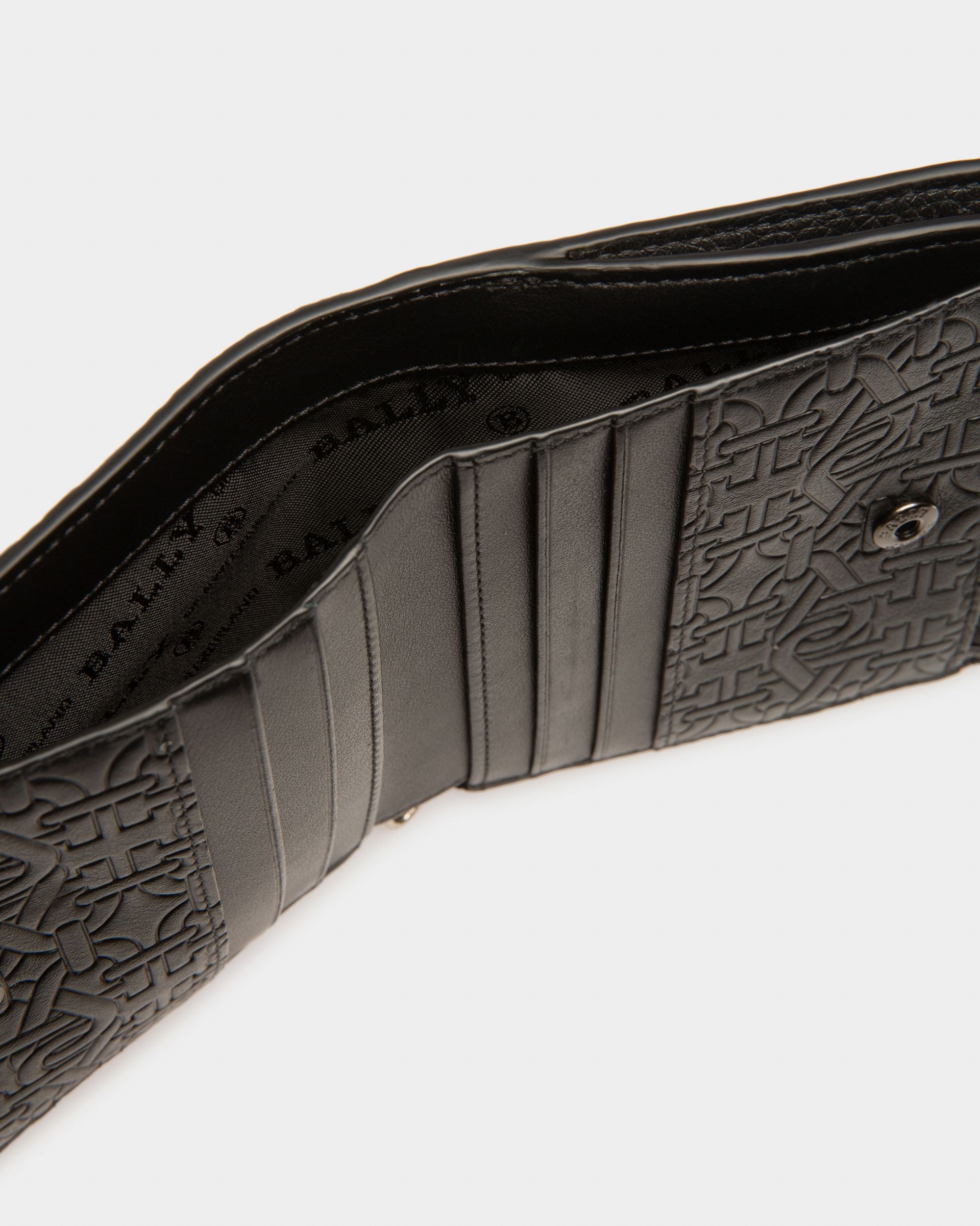 Bunner Portafoglio In Pelle Nera - Uomo - Bally - 04