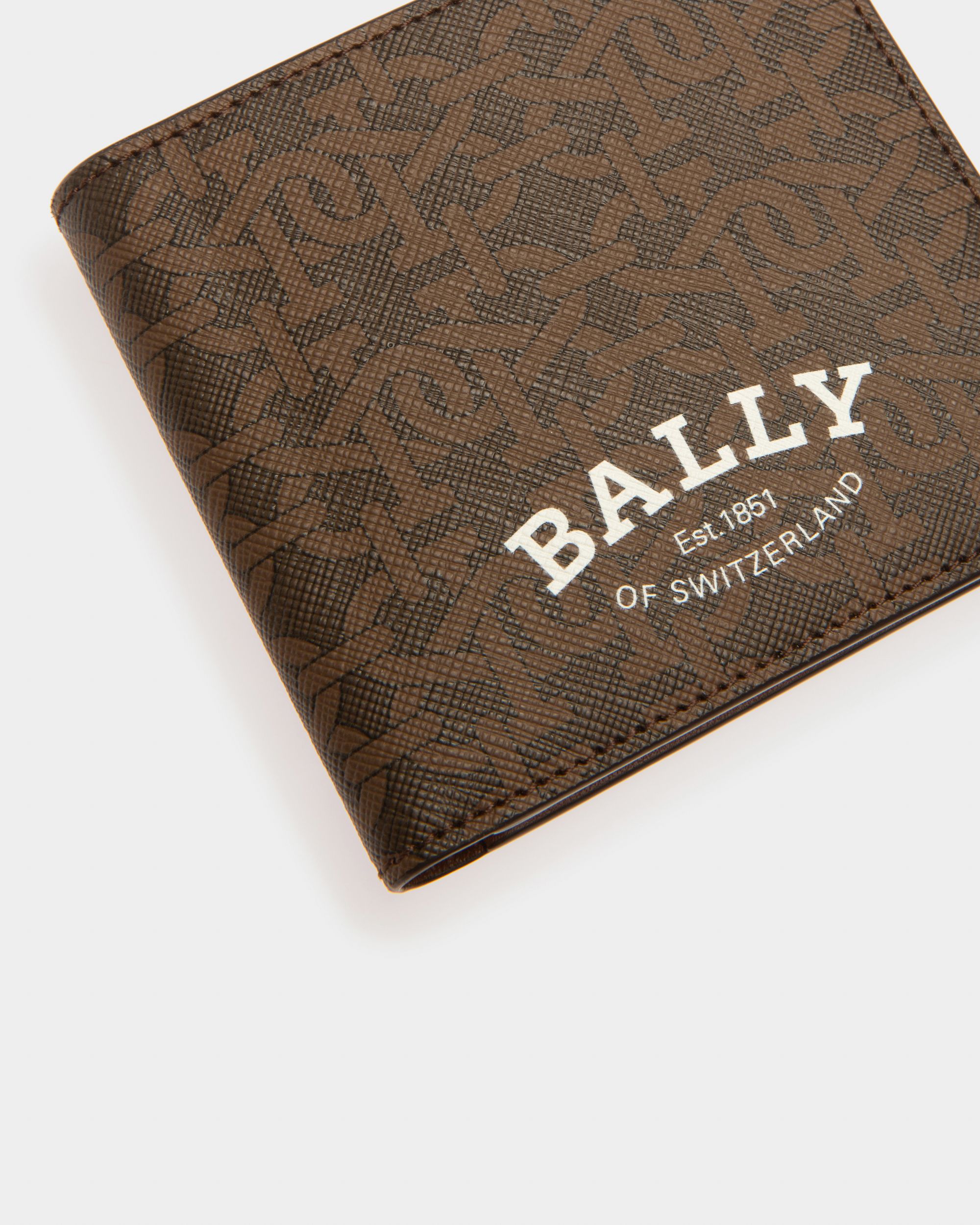 Brasai Portafoglio In Tpu Marrone - Uomo - Bally - 04