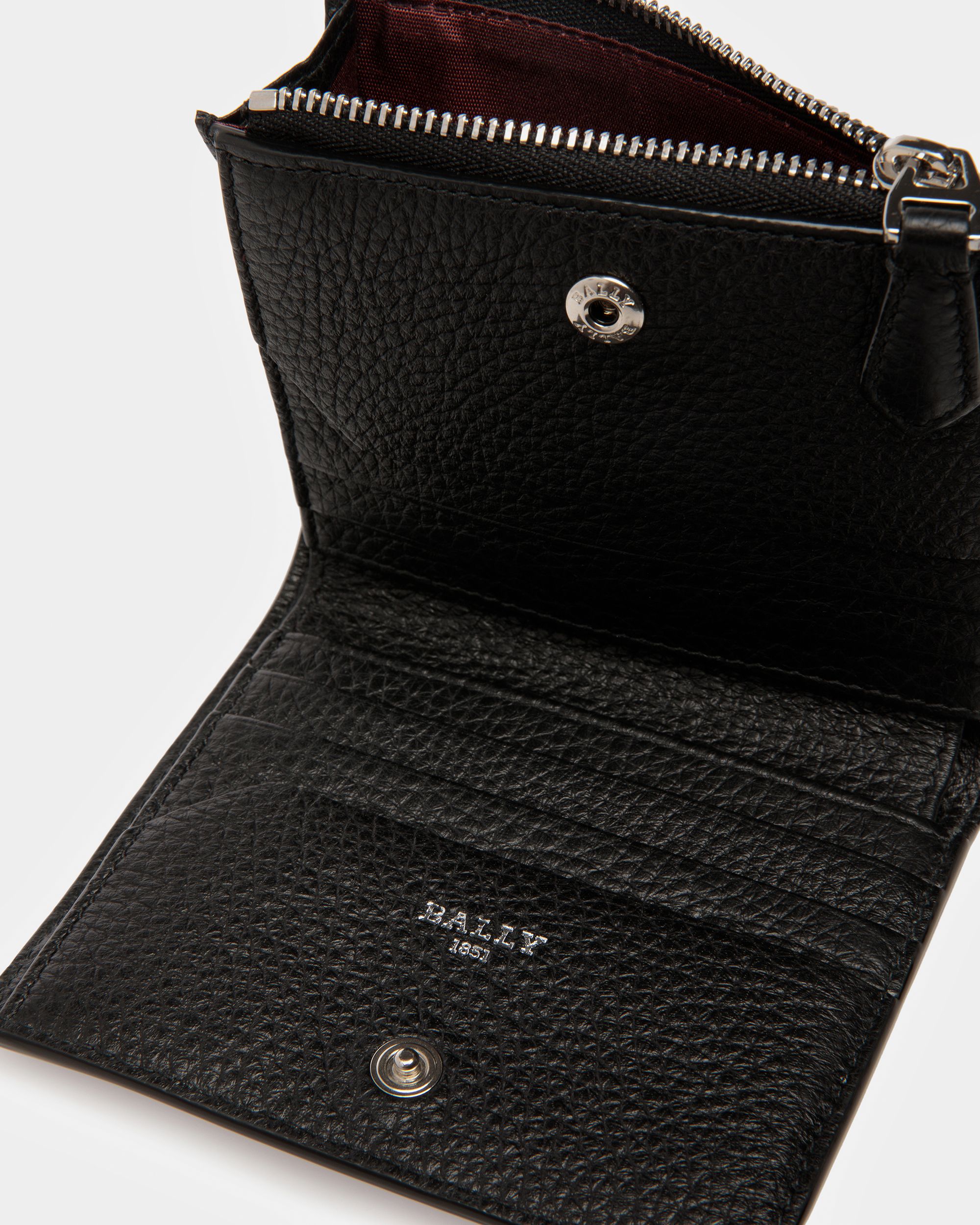 Scunner Portafoglio In Pelle Nera - Uomo - Bally - 03