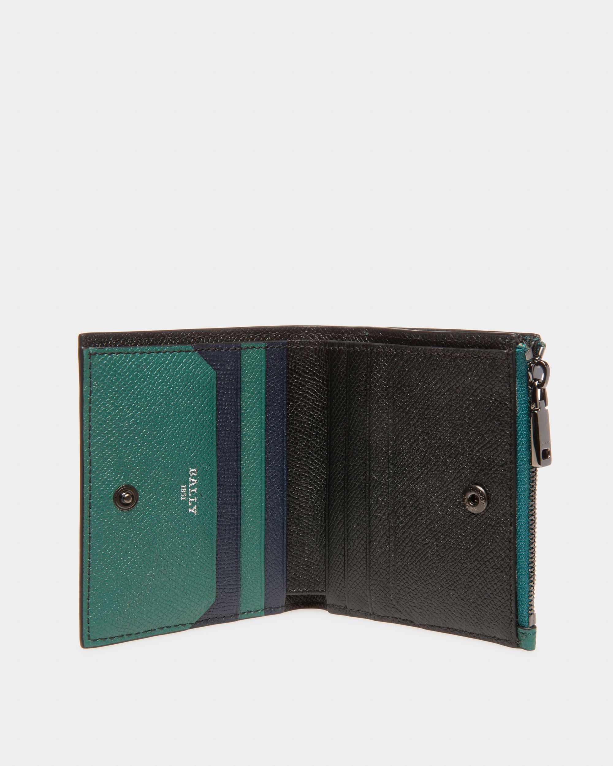 Bunner Portafoglio In Pelle Verde - Uomo - Bally - 03