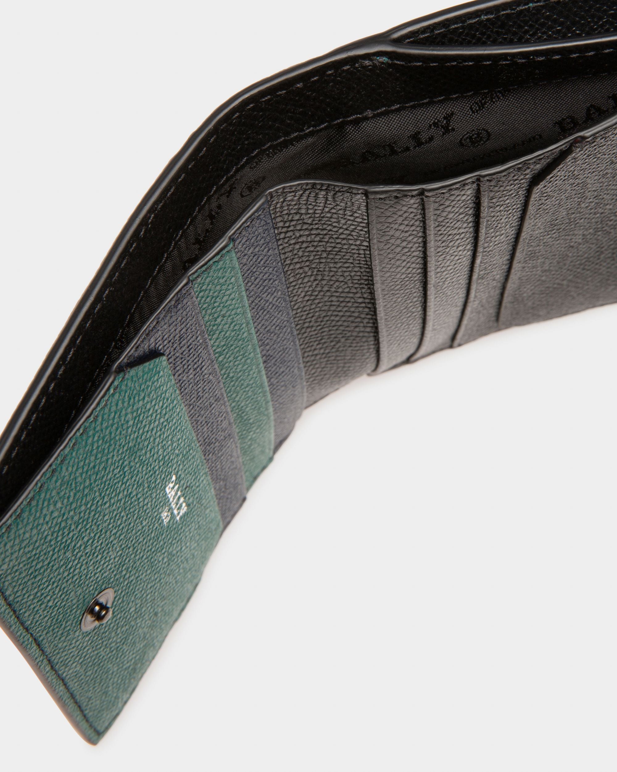 Bunner Portafoglio In Pelle Verde - Uomo - Bally - 04