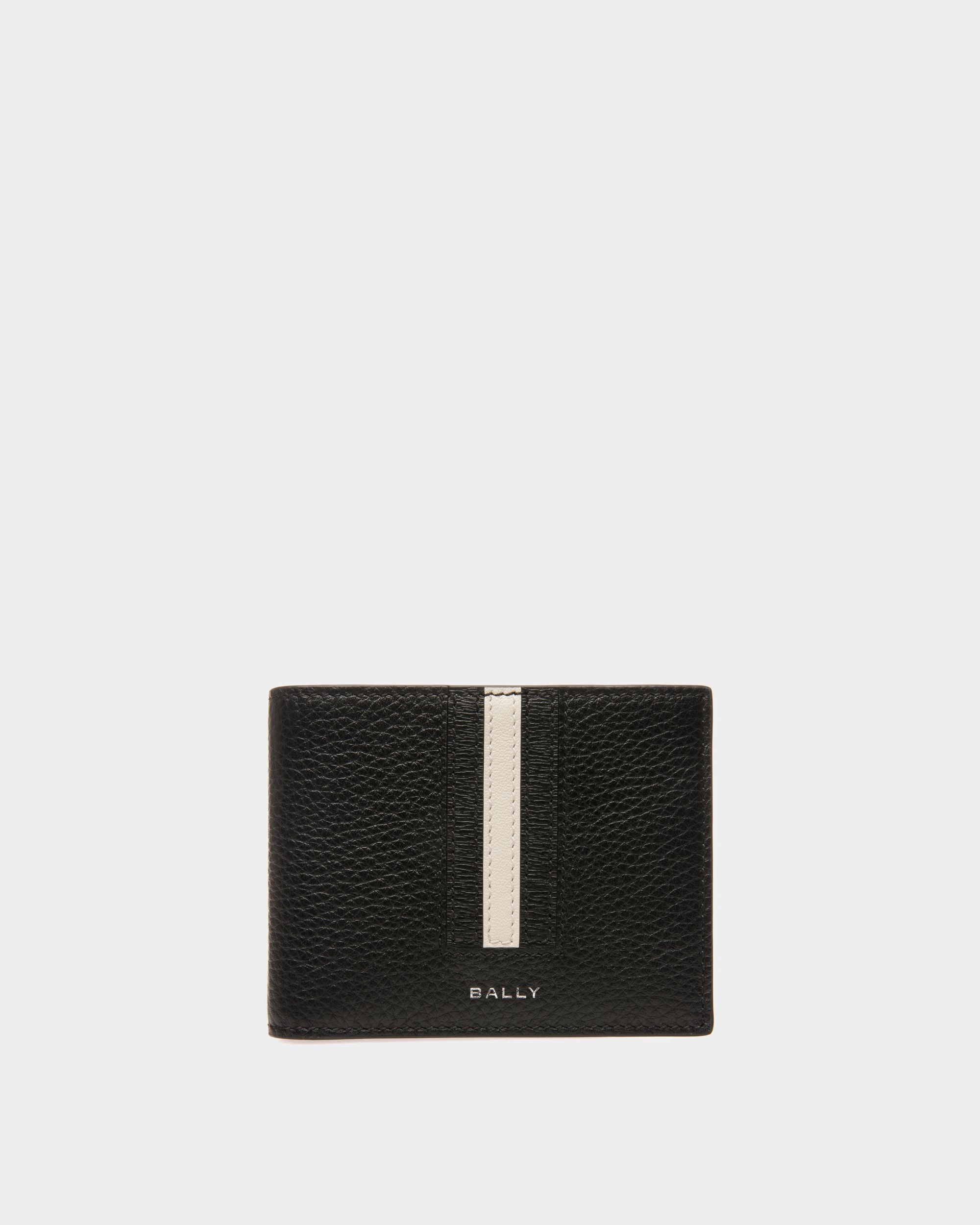 Portafoglio Ribbon In Pelle Nera - Uomo - Bally - 01
