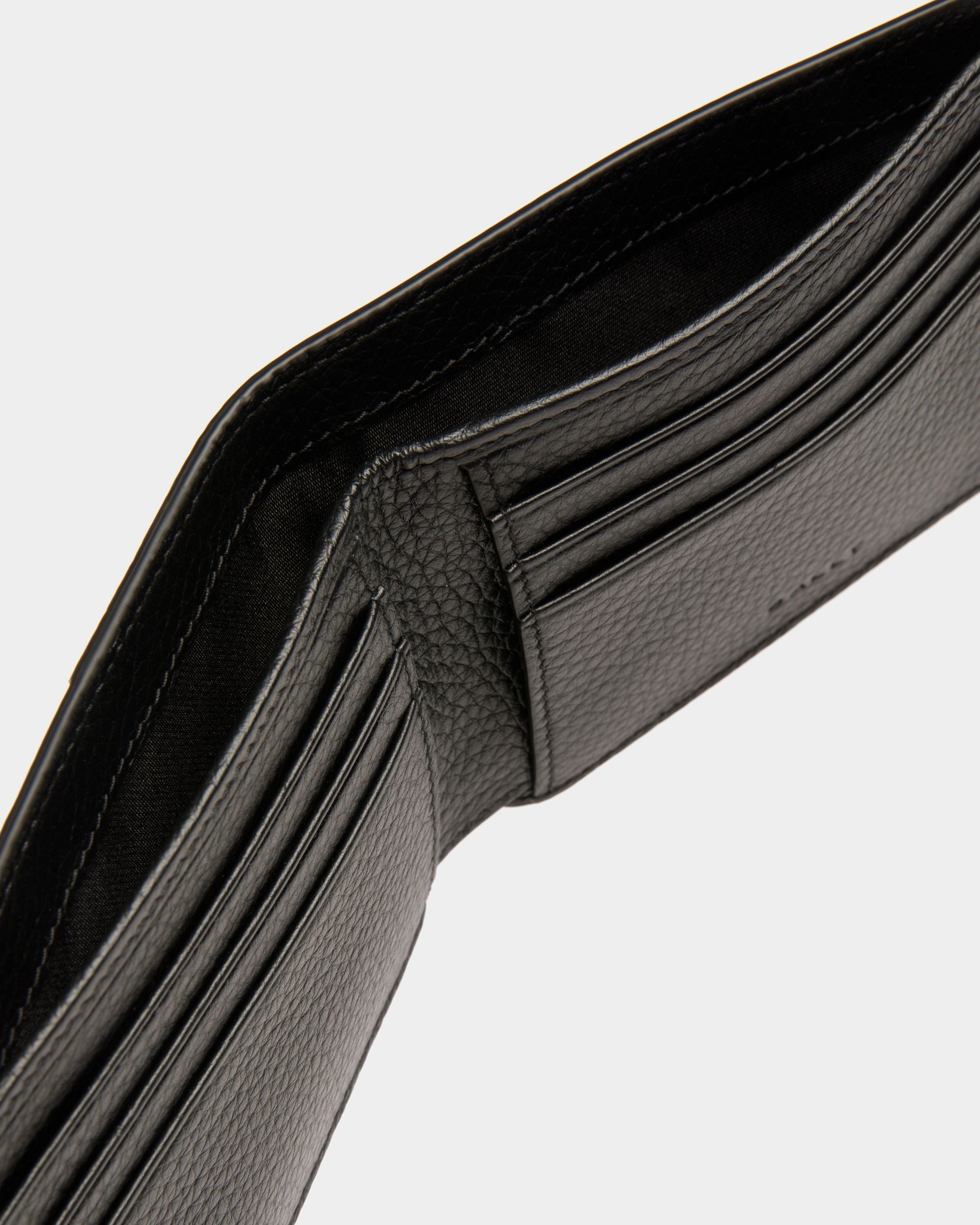 Portafoglio Ribbon In Pelle Nera - Uomo - Bally - 04