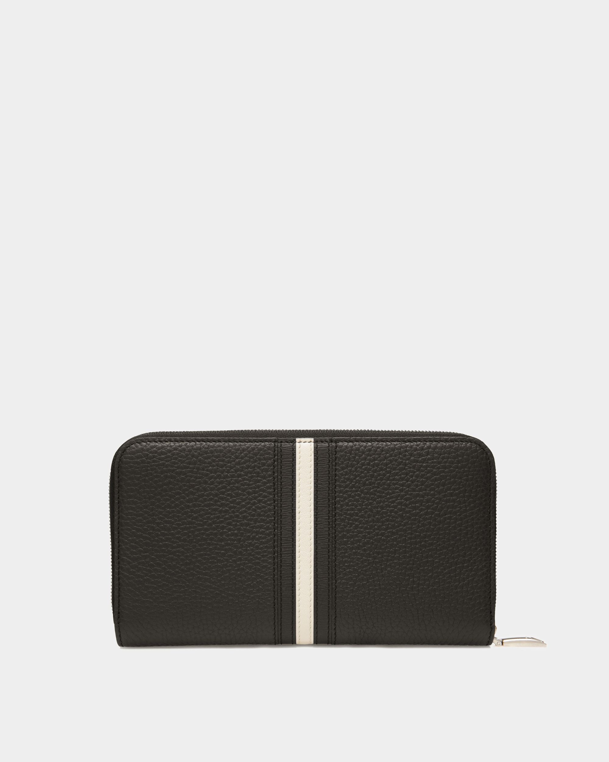 Portafoglio Ribbon In Pelle Nera - Uomo - Bally - 02