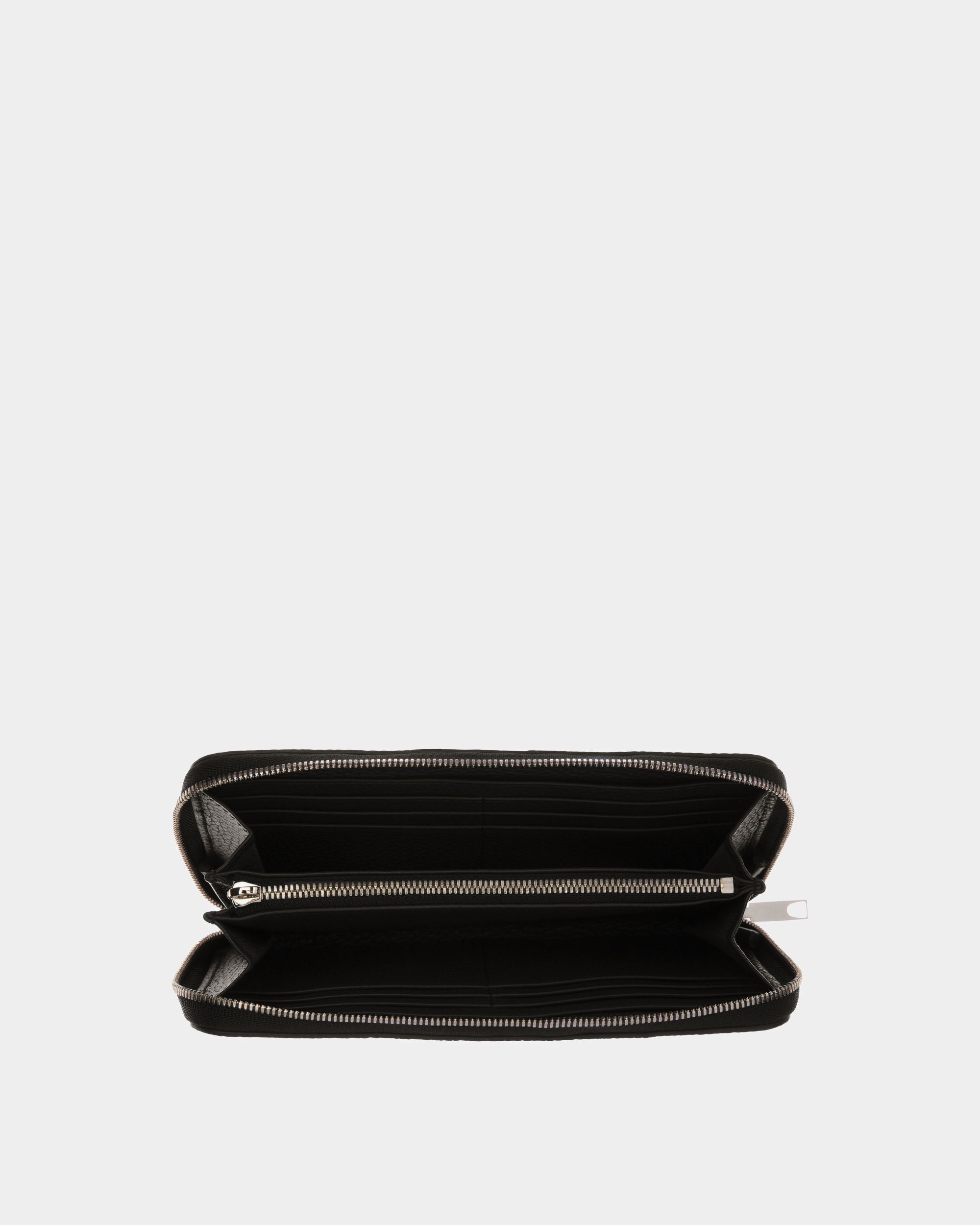 Portafoglio Ribbon In Pelle Nera - Uomo - Bally - 03