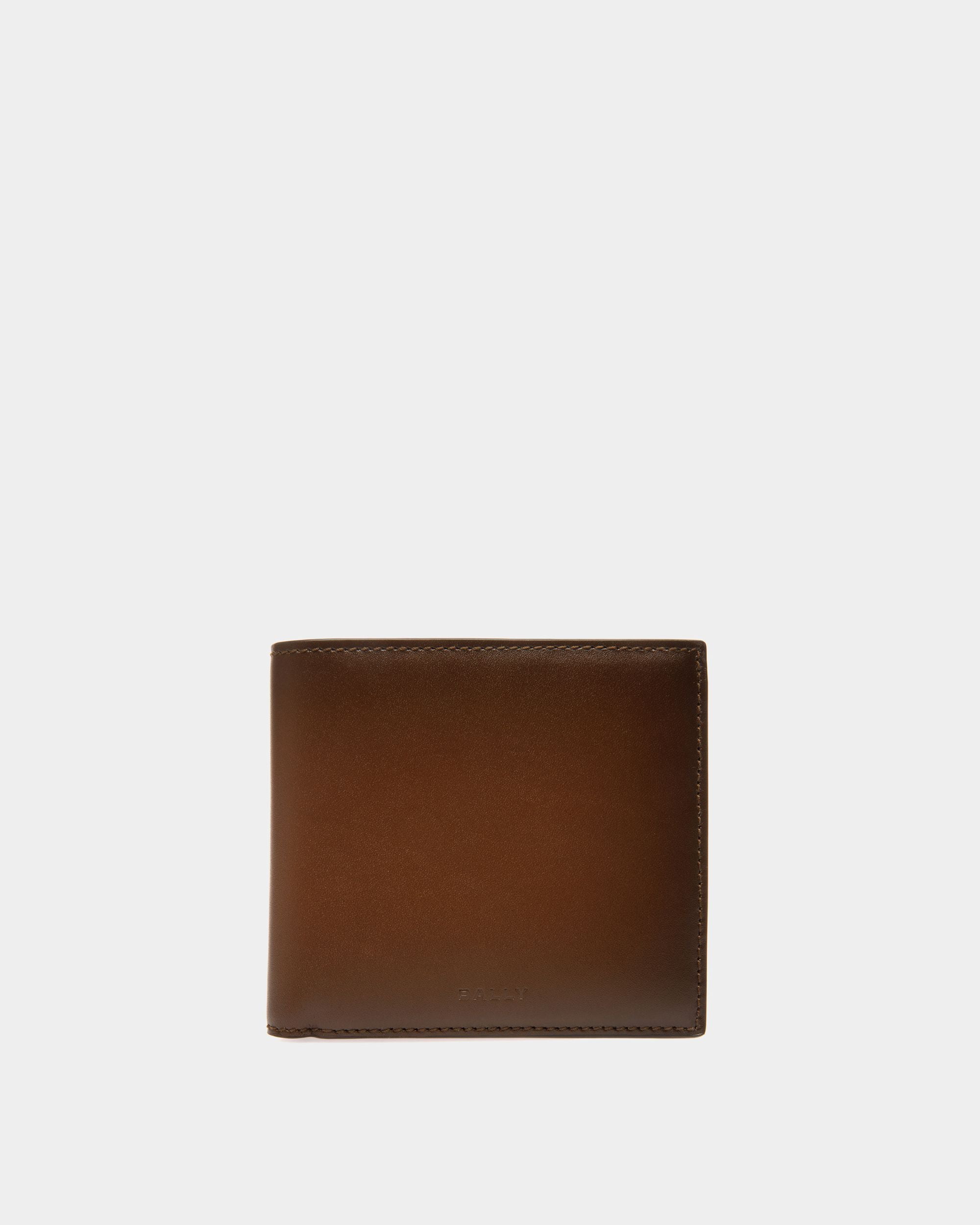 Portafoglio Pieghevole Speciale In Pelle Marrone - Uomo - Bally - 01