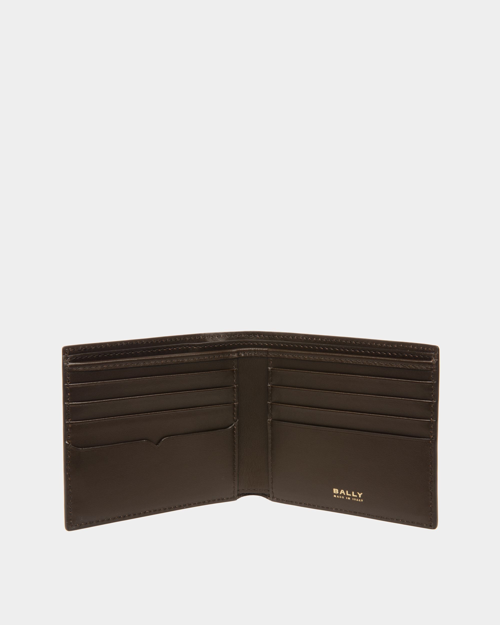 Portafoglio Pieghevole Speciale In Pelle Marrone - Uomo - Bally - 03