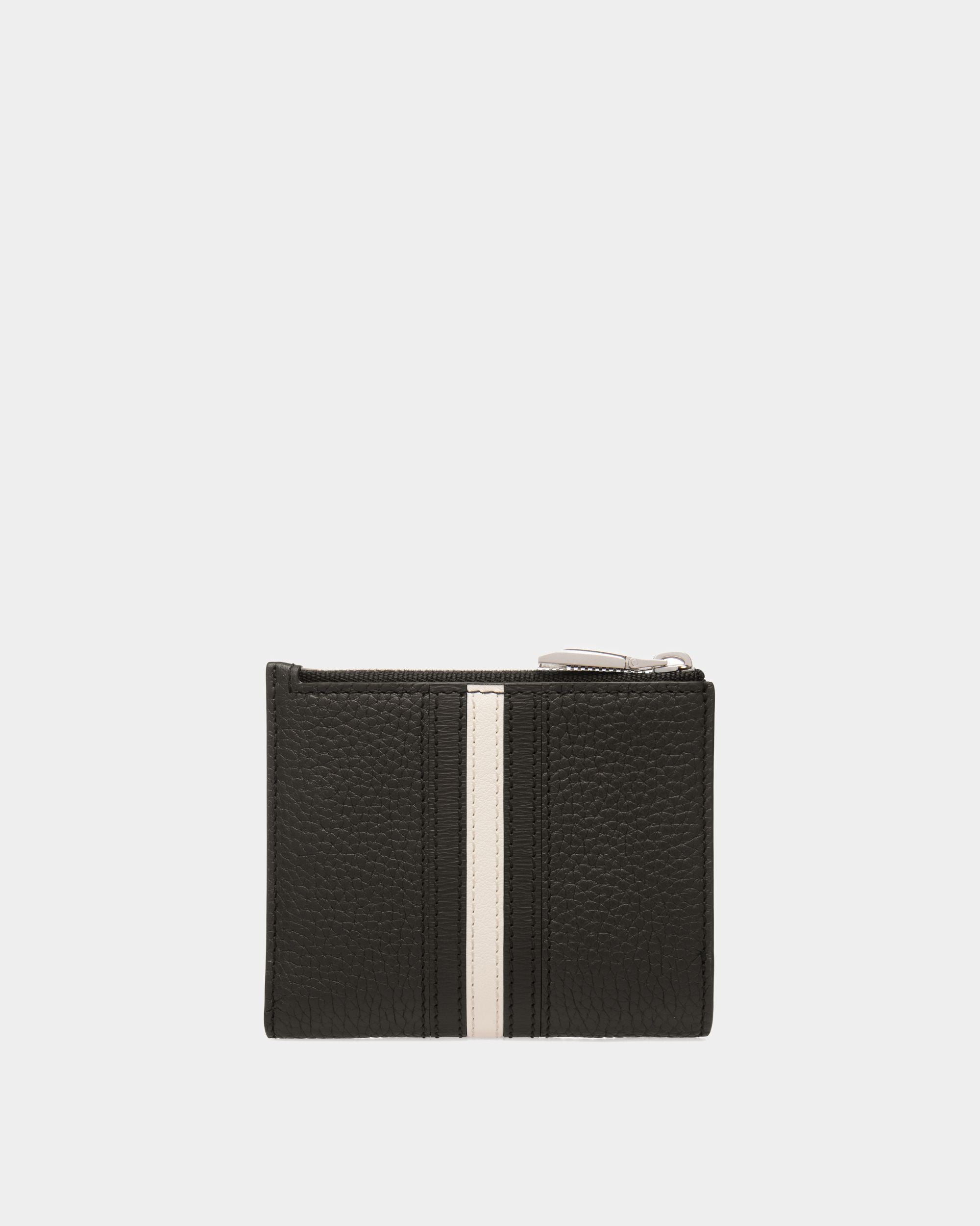 Portafoglio Ribbon In Pelle Nera - Uomo - Bally - 02