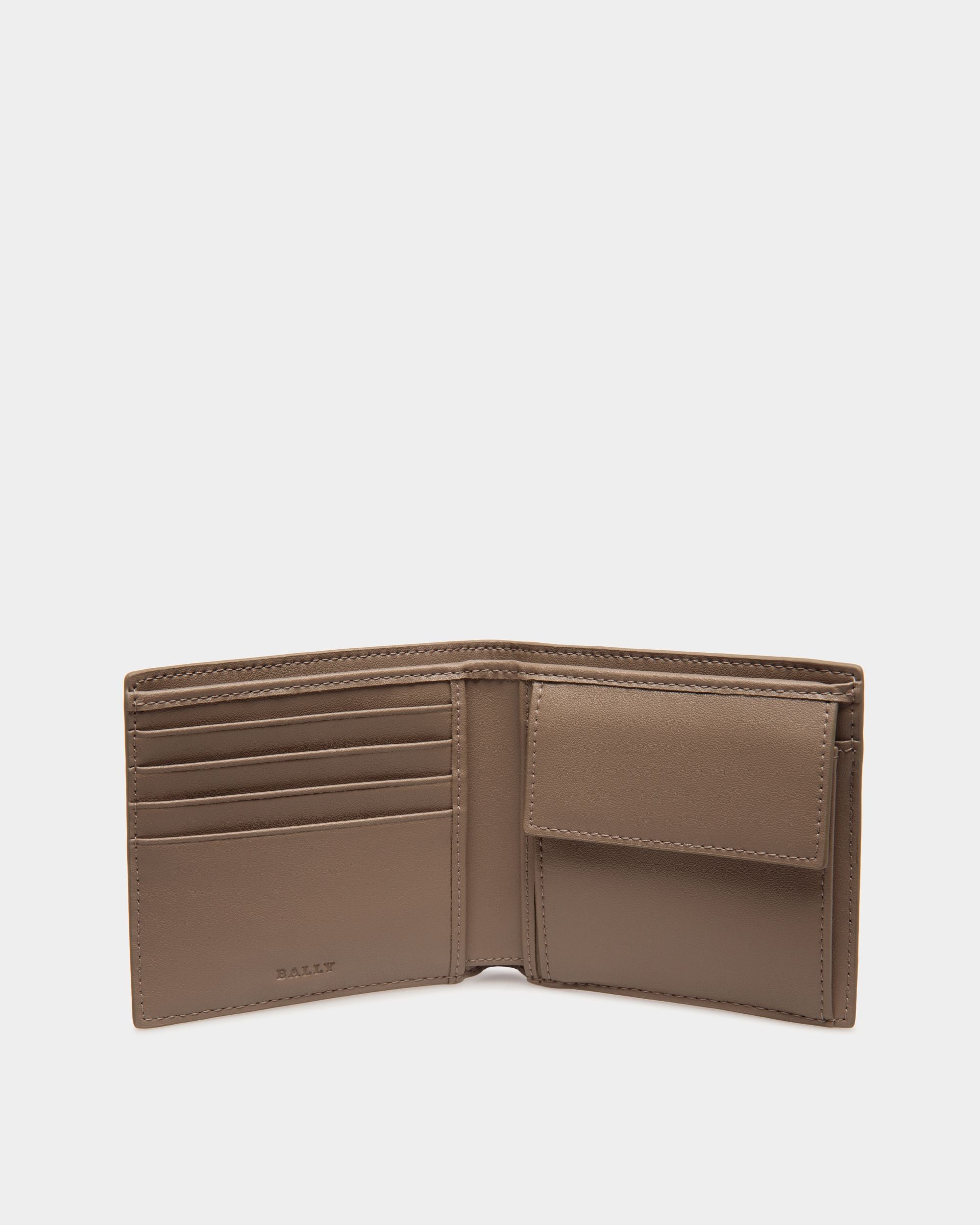 Coin Wallet In Brown Bovine - Uomo - Bally - 03