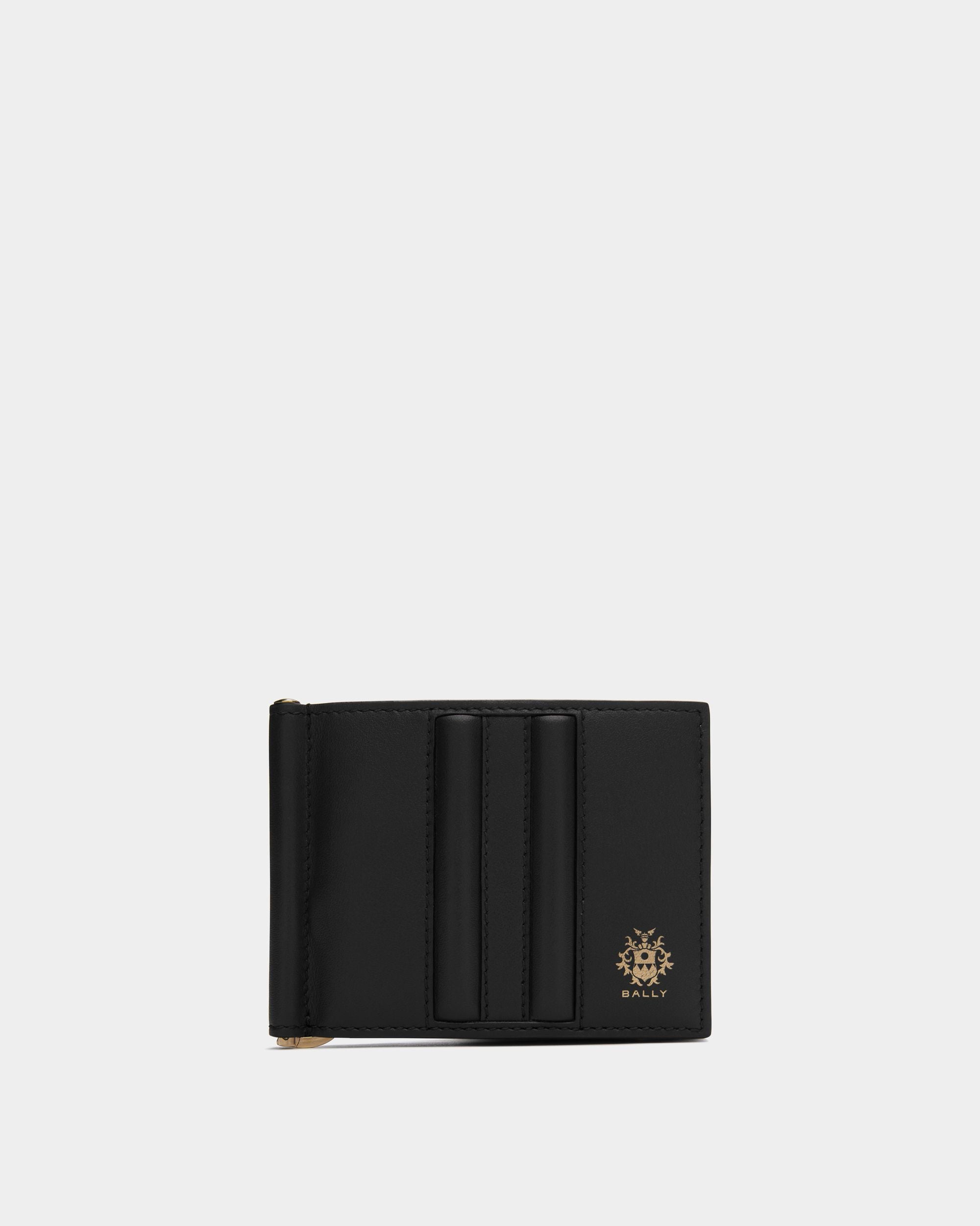 Portafoglio A Libro Beckett In Pelle Nera - Uomo - Bally - 01