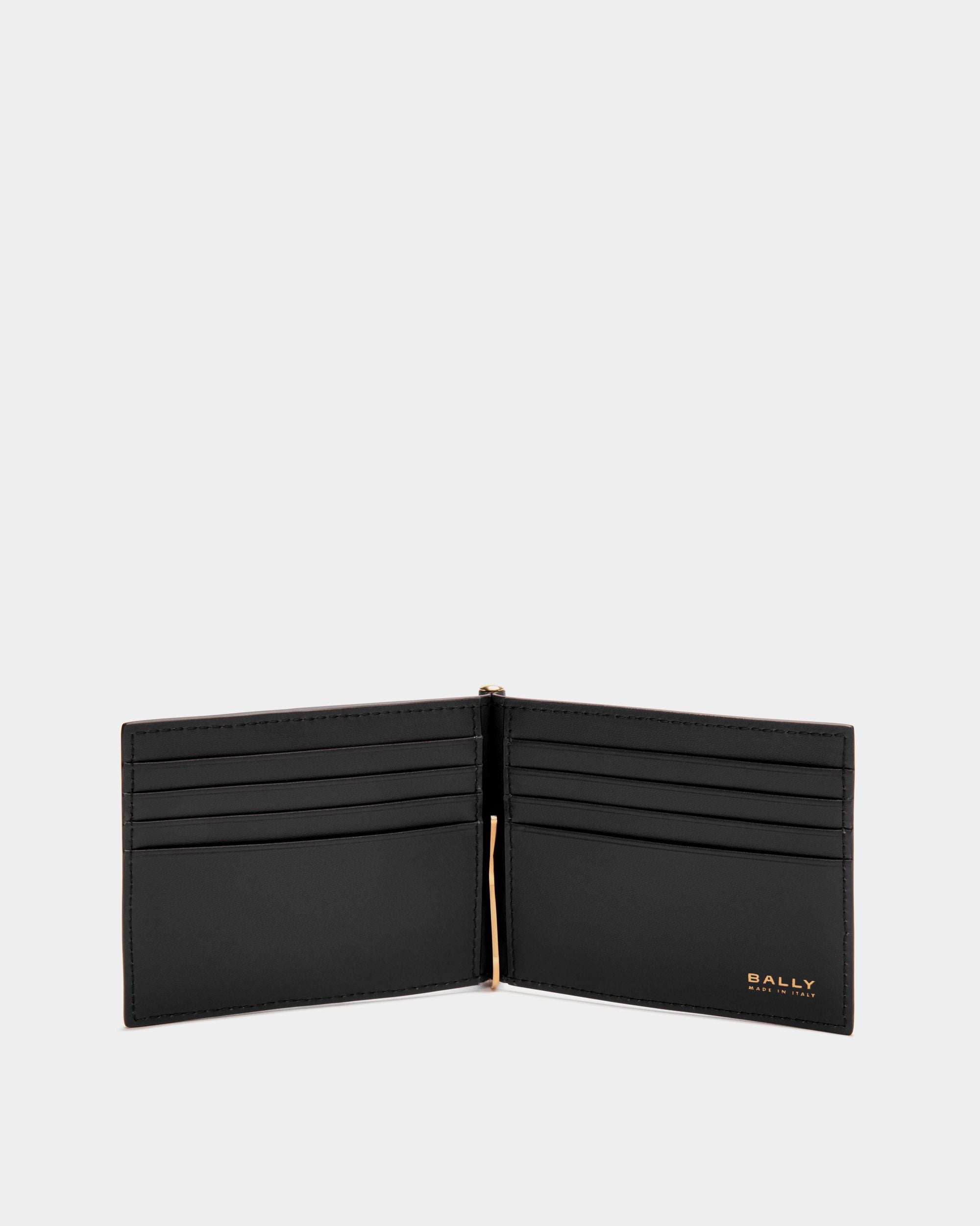 Portafoglio A Libro Beckett In Pelle Nera - Uomo - Bally - 03