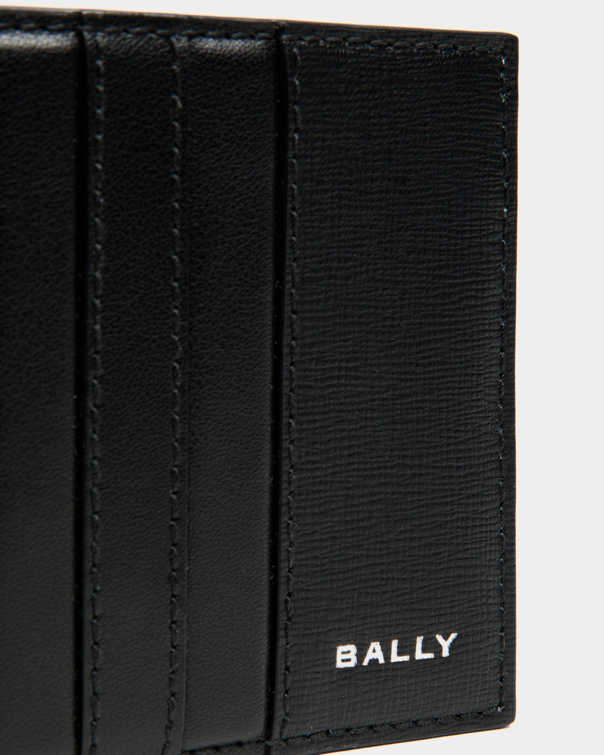 Portafoglio A Libro Mythos In Pelle Riciclata Nera - Uomo - Bally - 04