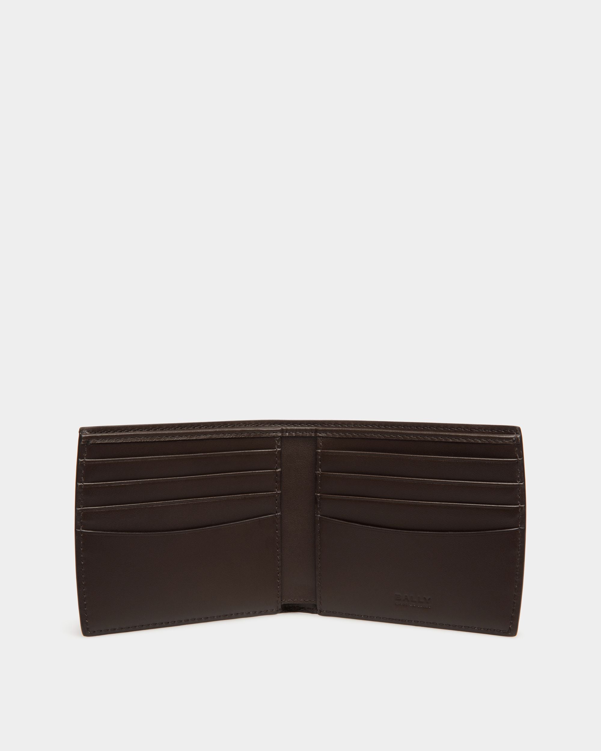 Deco Wallet In Brown Bovine - Uomo - Bally - 03