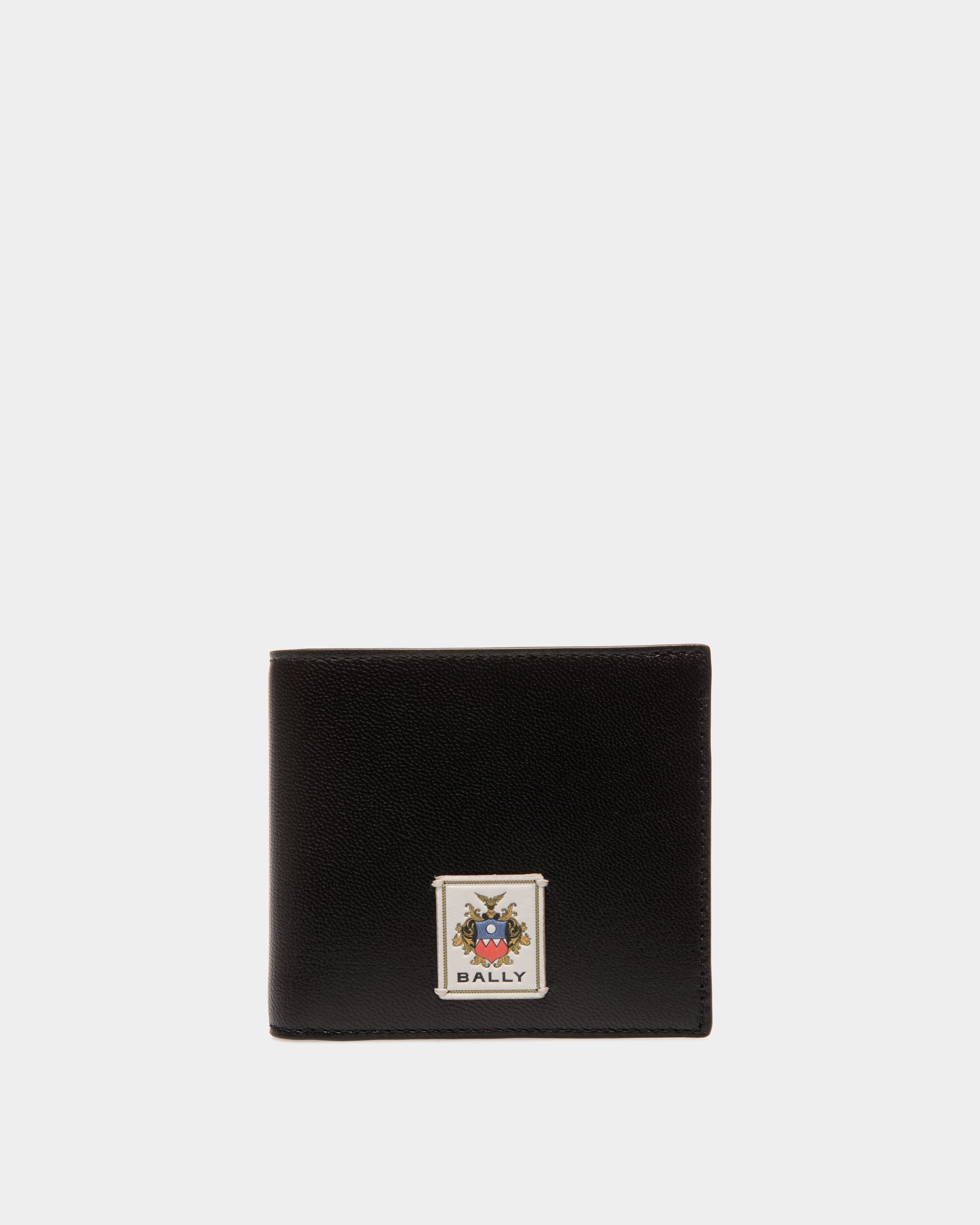 Portafoglio A Libro Easy Bally In Pelle Nera - Uomo - Bally - 01