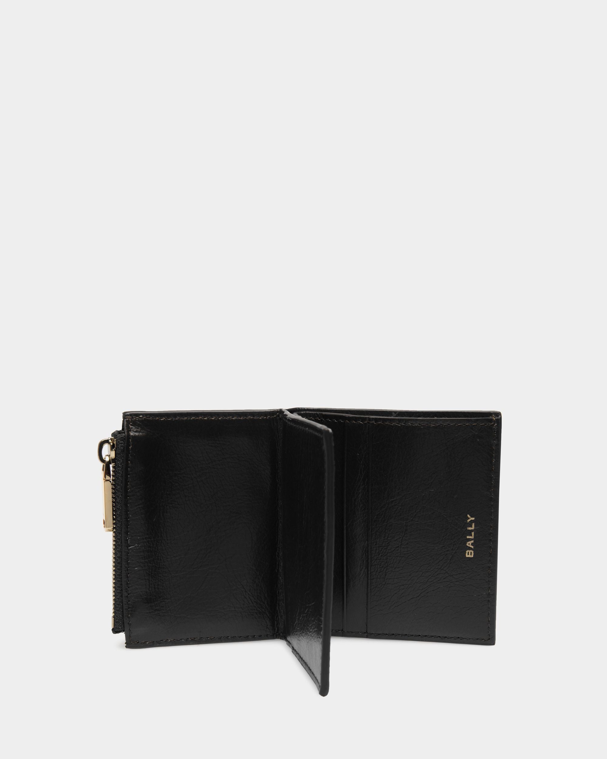 Portafoglio Trifold Easy Bally In Pelle Nera - Uomo - Bally - 03