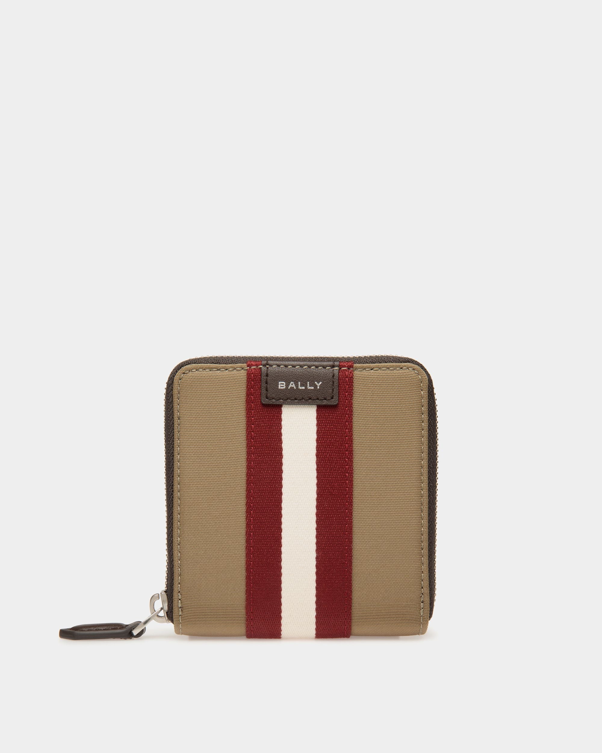 Portafoglio A Libro Code In Nylon Color Cammello - Uomo - Bally - 01