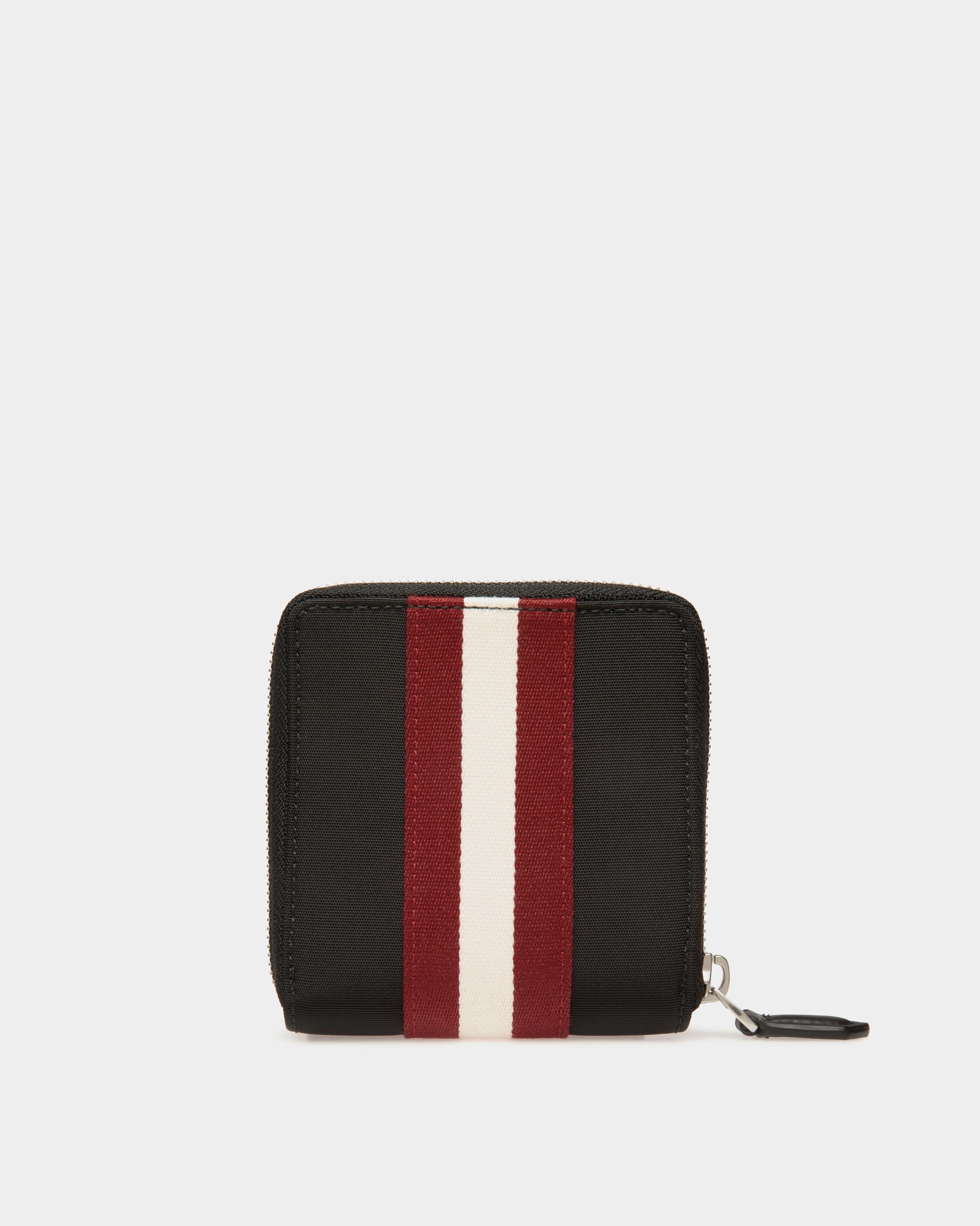 Portafoglio A Libro Code In Nylon Nero - Uomo - Bally - 02