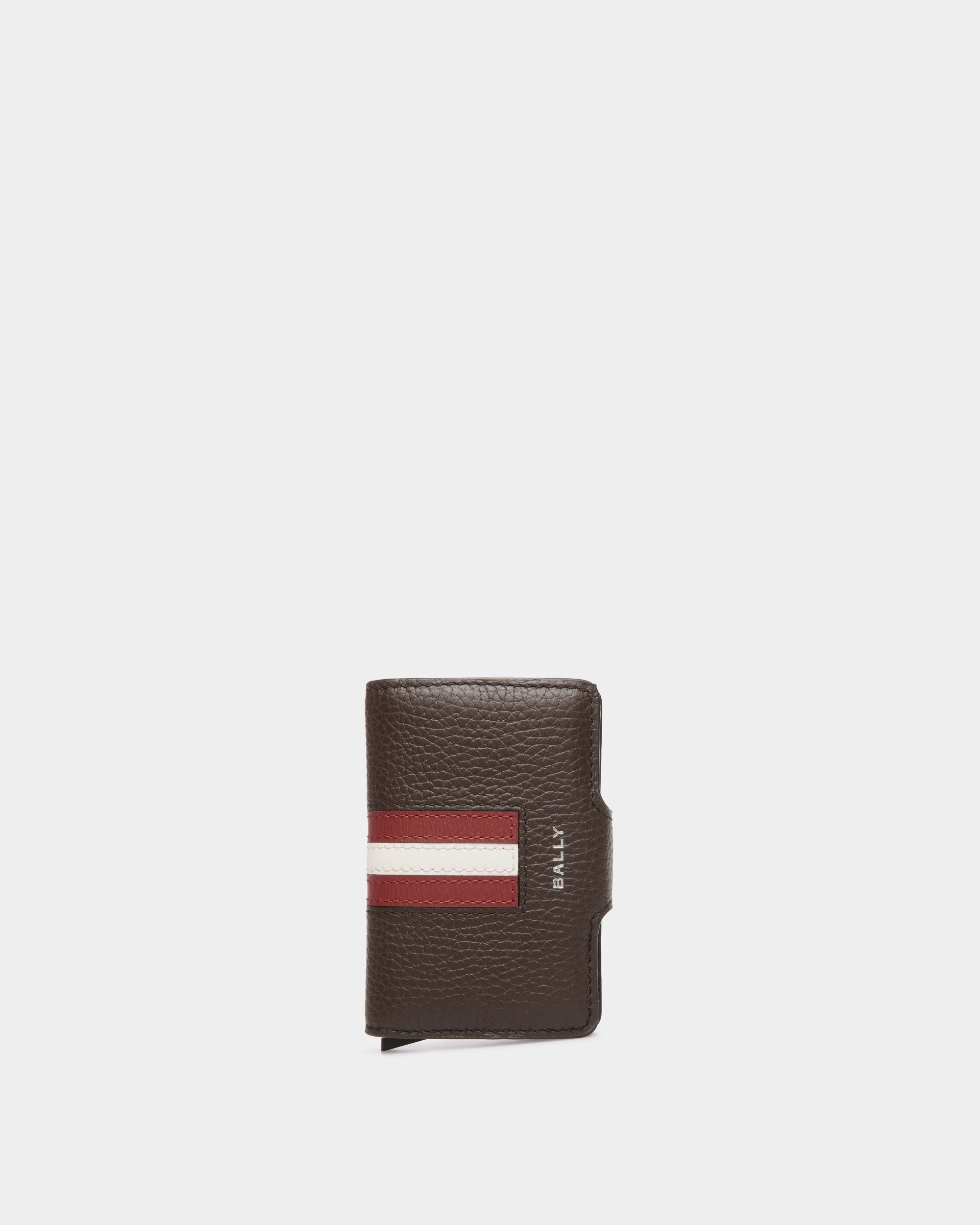 Portafoglio Smart Ribbon In Pelle Color Ebano - Uomo - Bally - 01