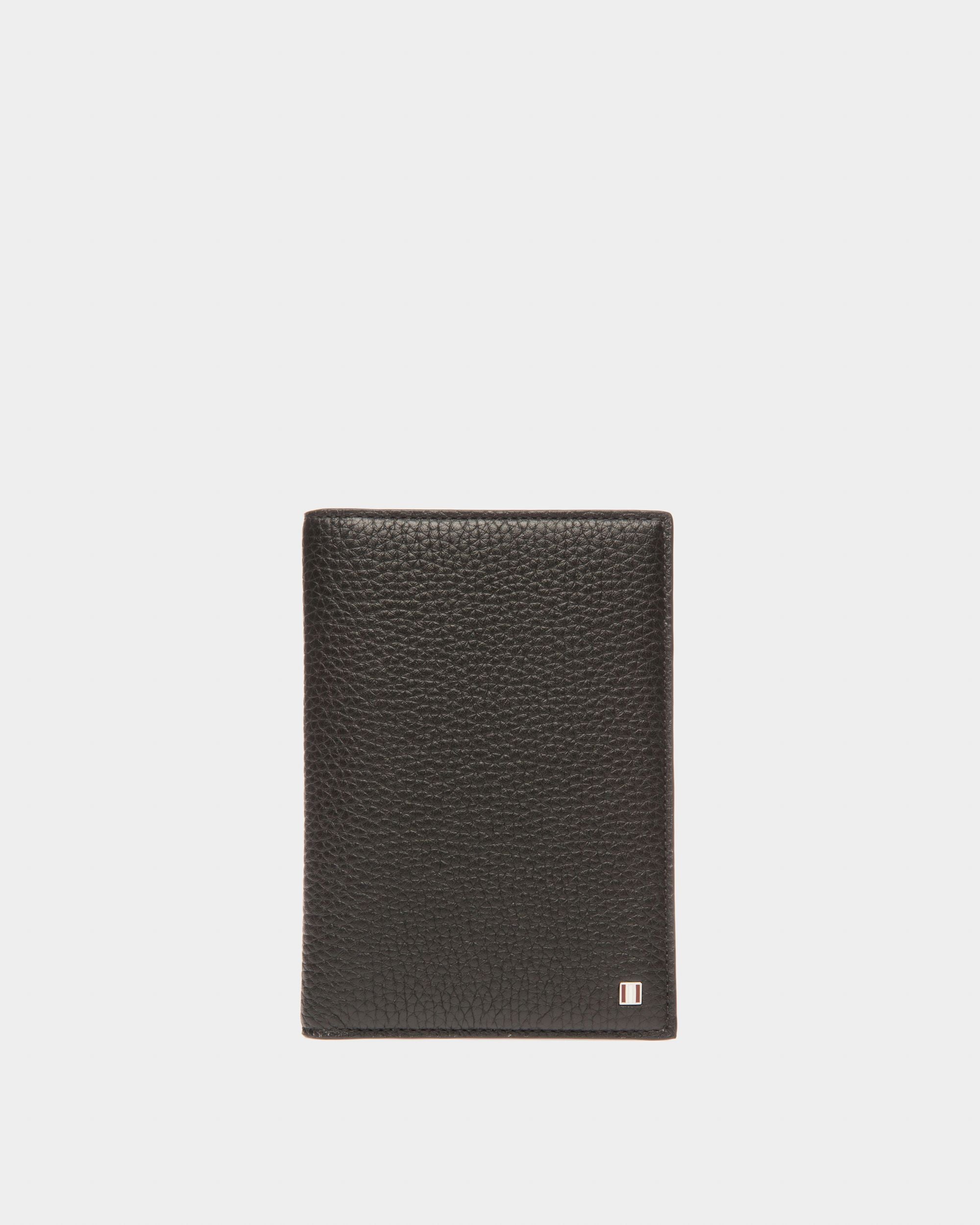 Bovert Centodia Per Passaporto In Pelle Nera - Uomo - Bally - 01