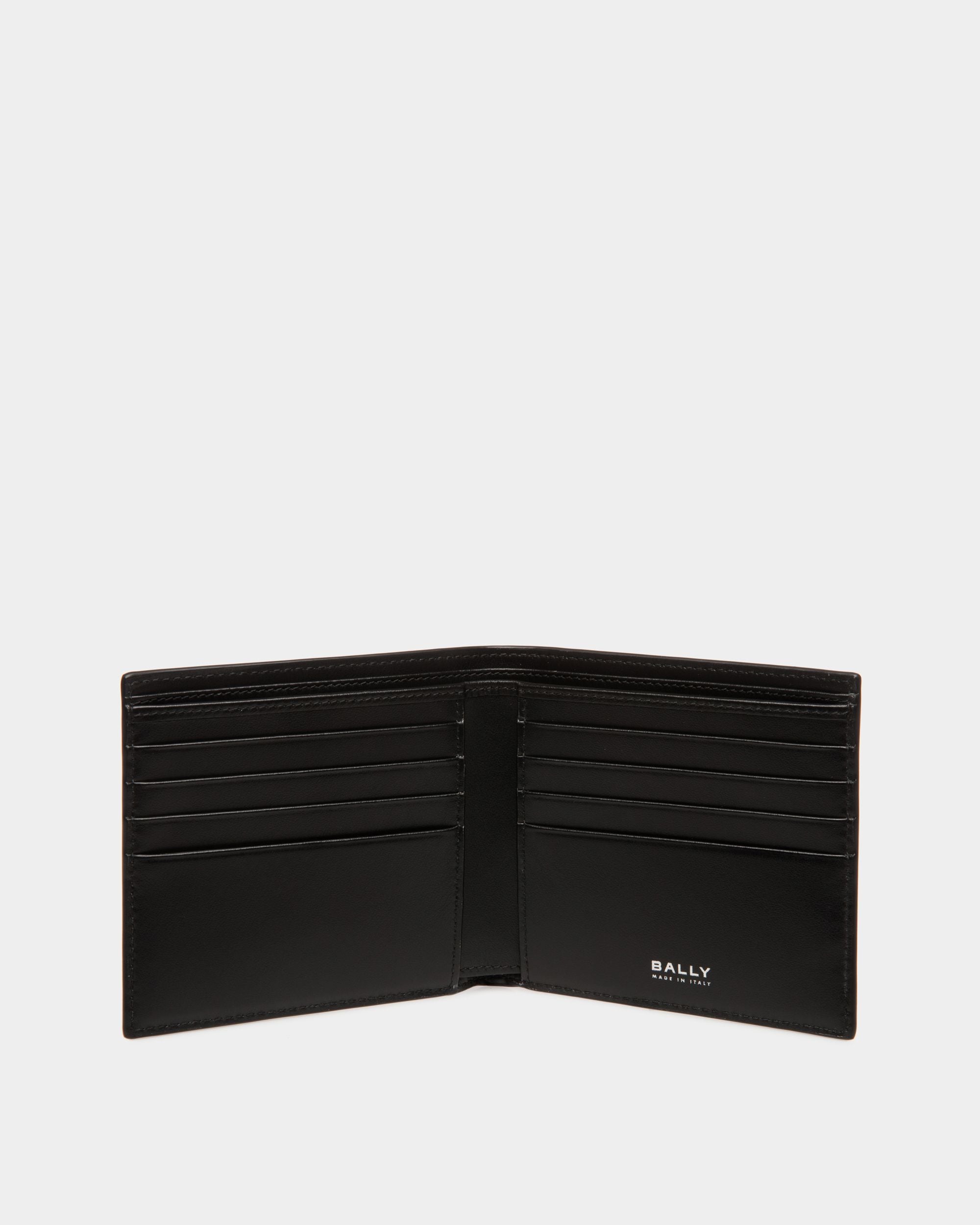 Portafoglio A Libro Ray In Pelle Nera - Uomo - Bally - 02