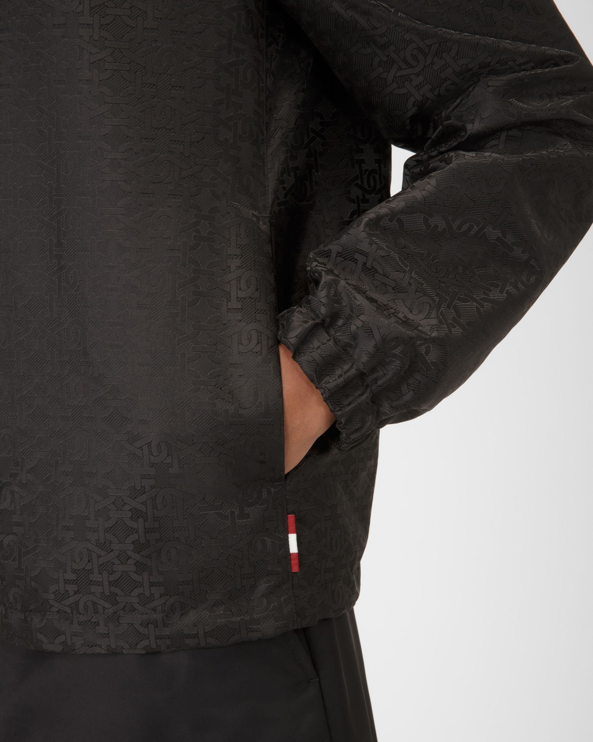 Giacca B-Monogram In Nylon Colore Nero - Uomo - Bally - 02