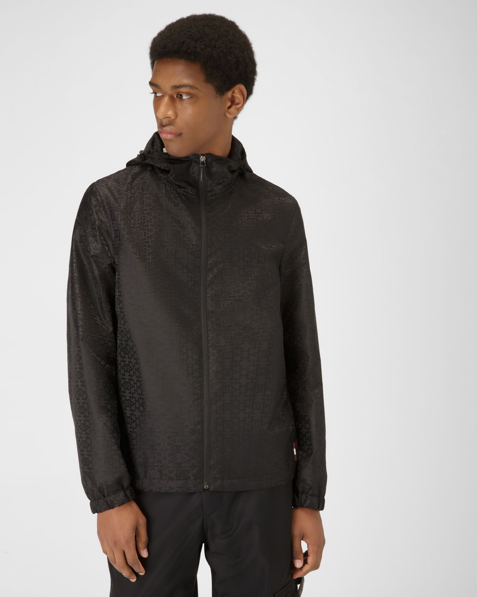 Giacca B-Monogram In Nylon Colore Nero - Uomo - Bally - 03