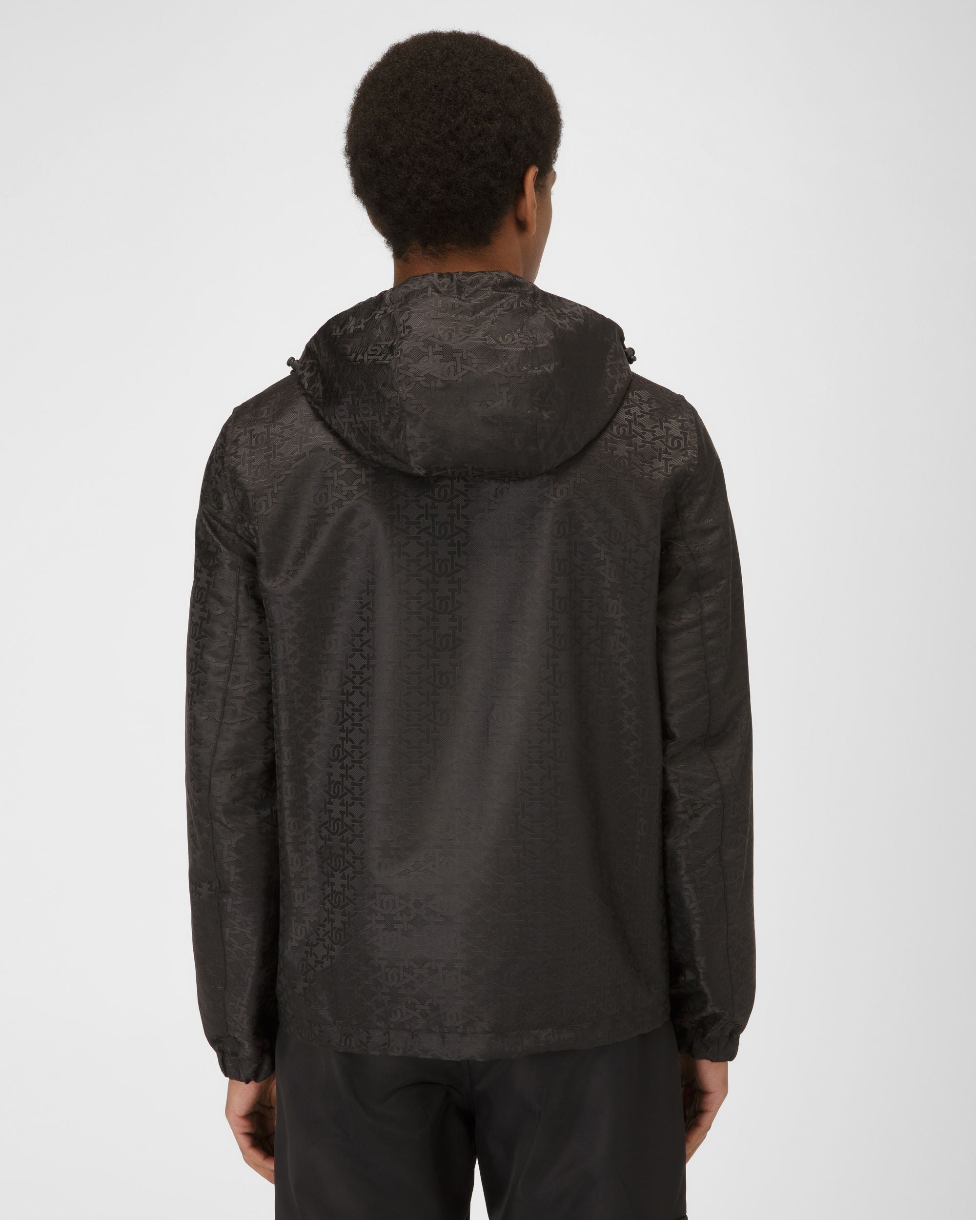 Giacca B-Monogram In Nylon Colore Nero - Uomo - Bally - 04