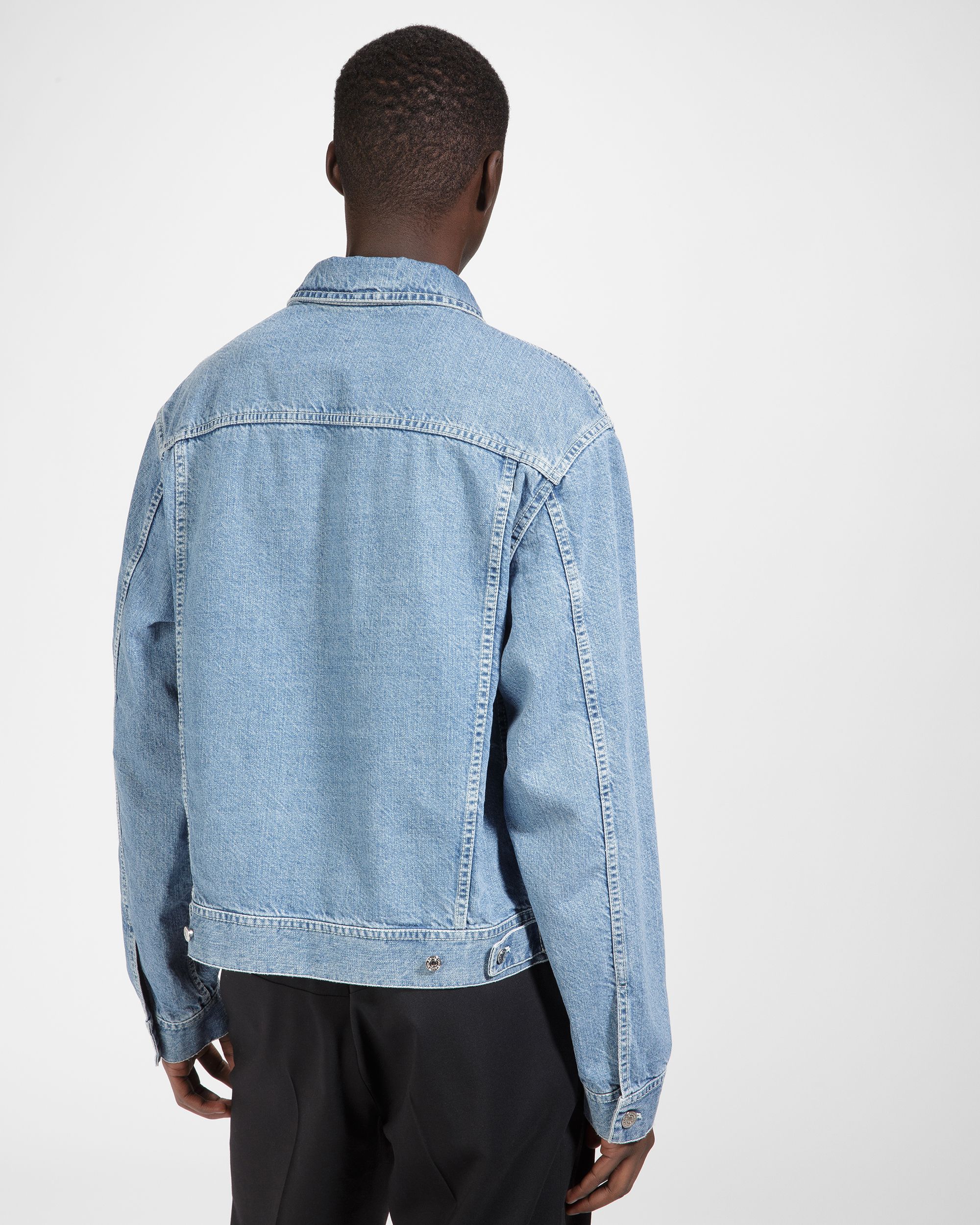 Giacca Denim In Cotone Azzurro - Uomo - Bally - 04