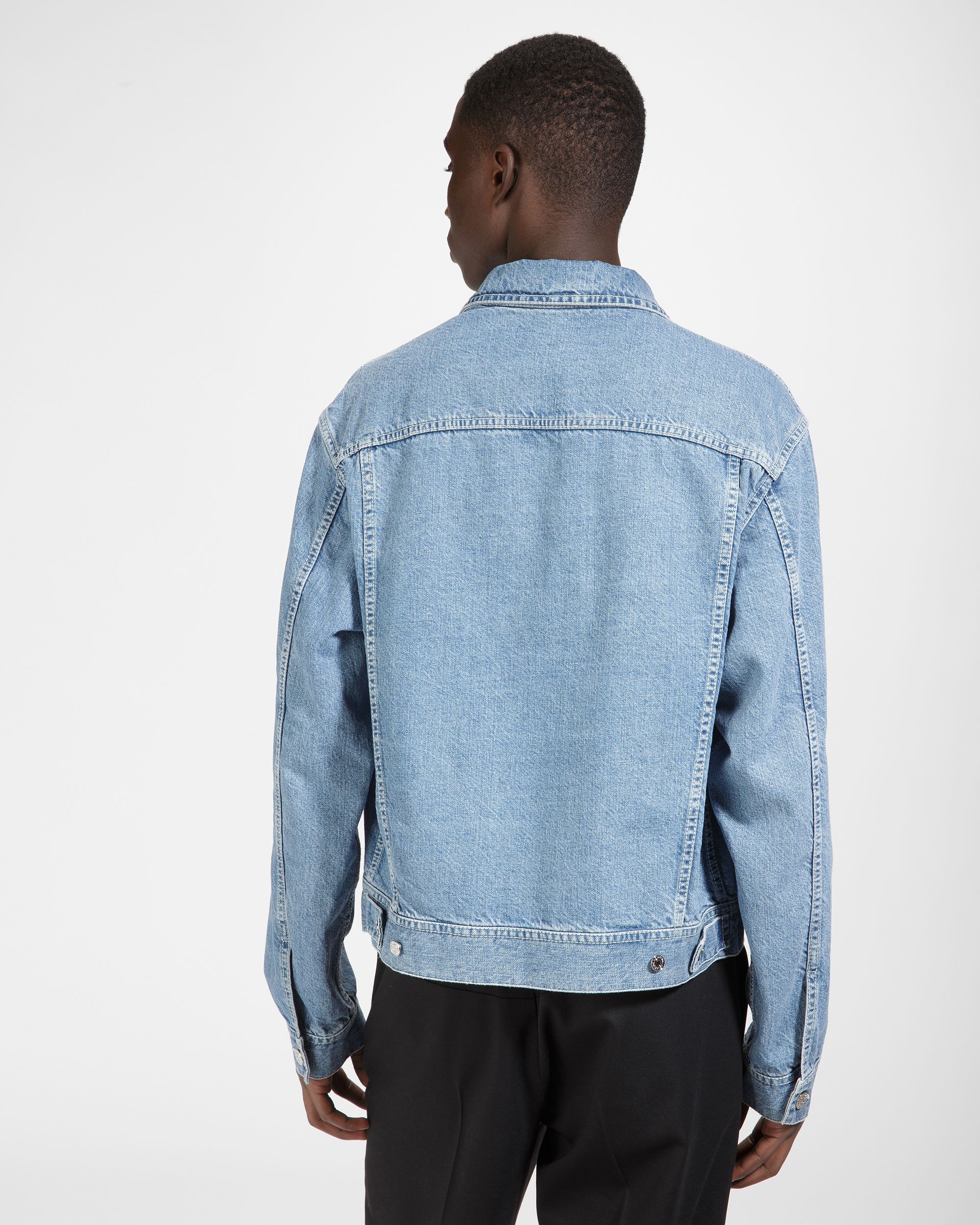 Giacca Denim In Cotone Azzurro - Uomo - Bally - 06