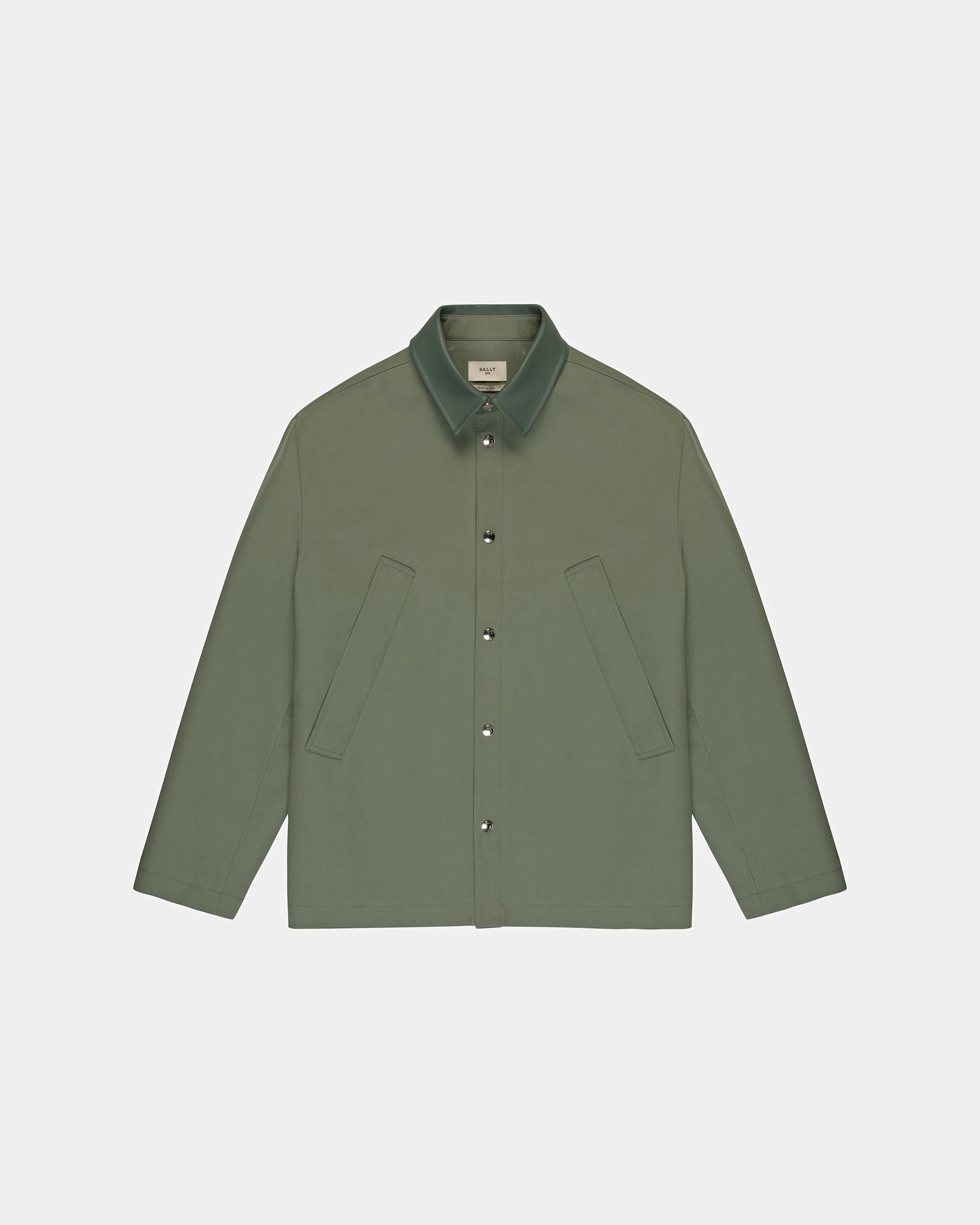 Giacca In Cotone Verde Salvia - Uomo - Bally - 01