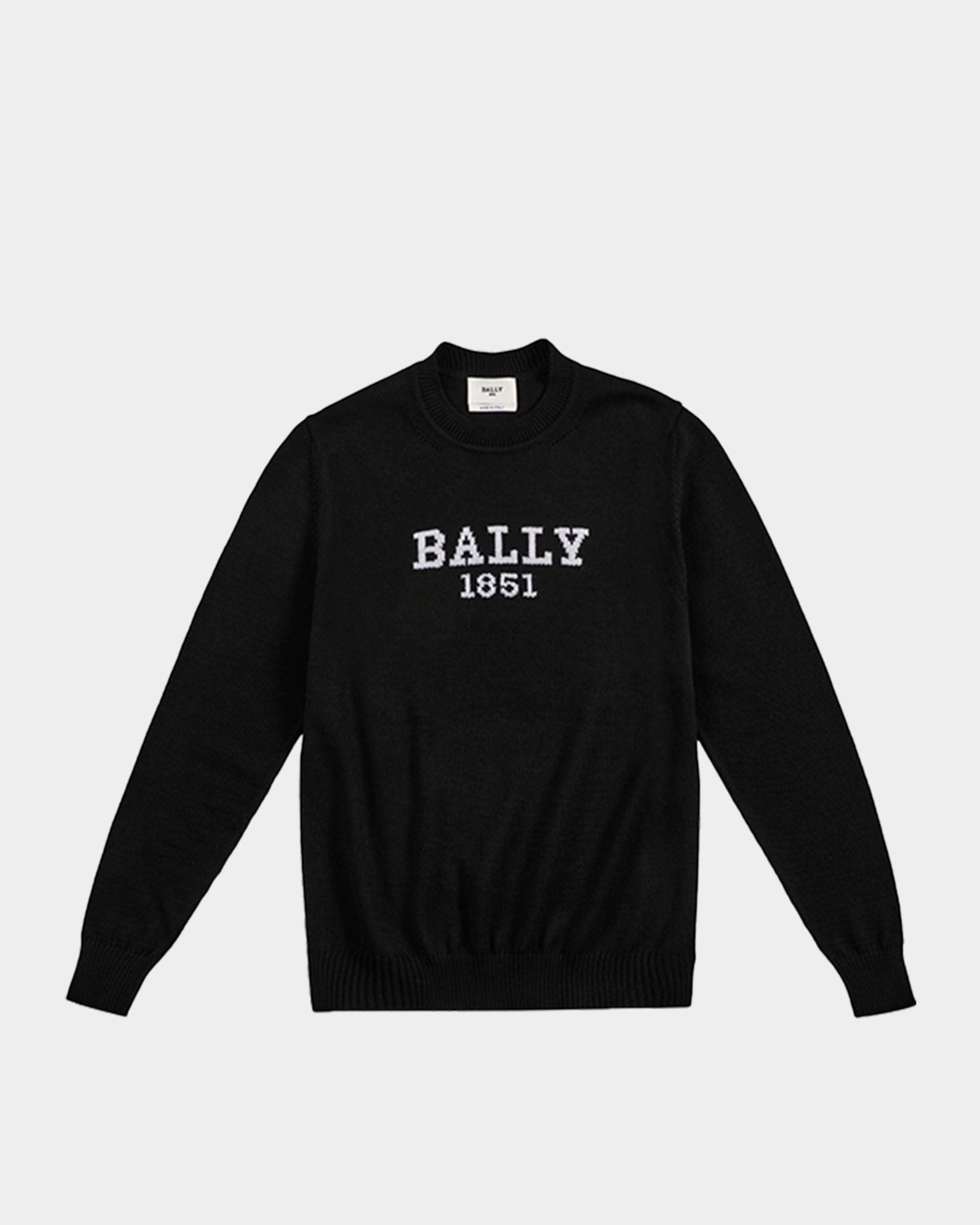 Maglione In Lana Nera - Uomo - Bally - 01