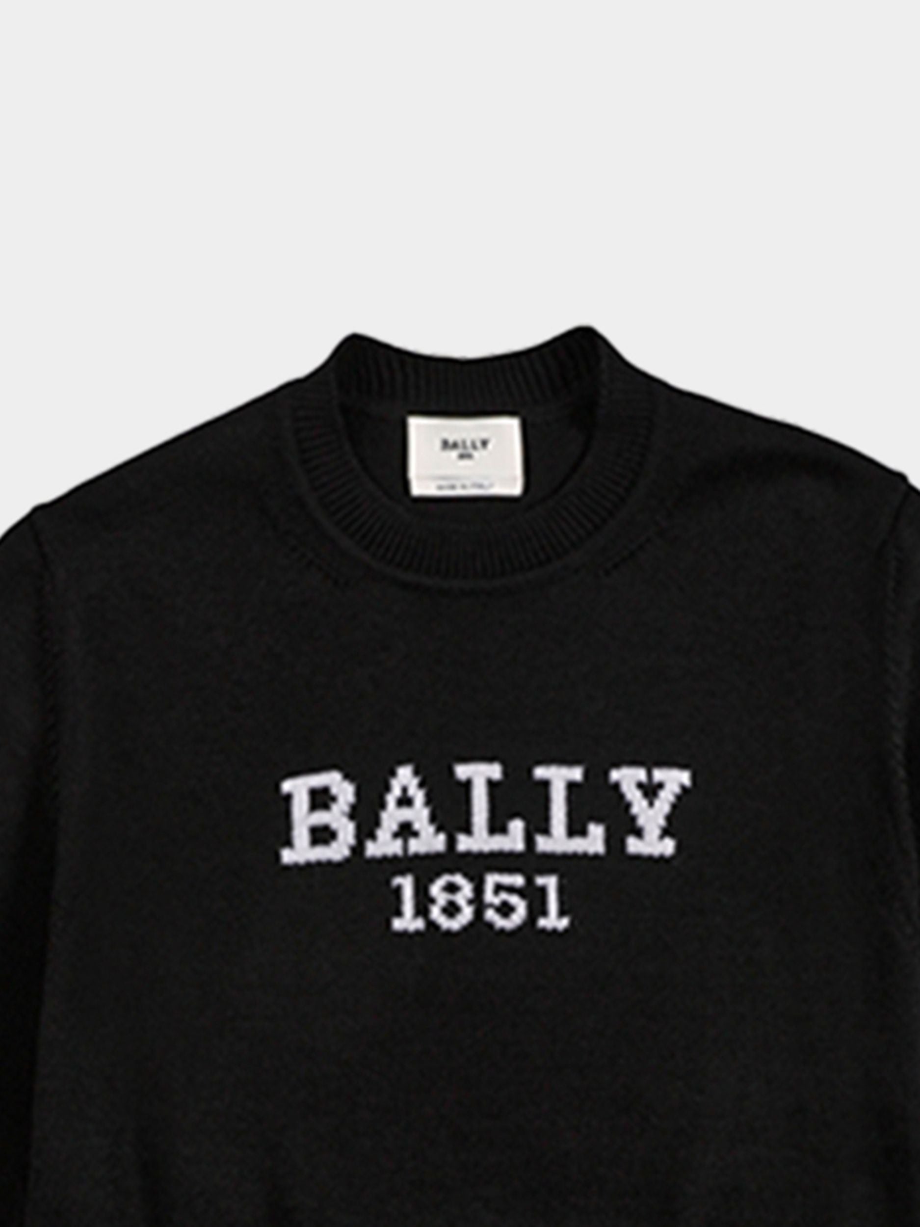 Maglione In Lana Nera - Uomo - Bally - 02