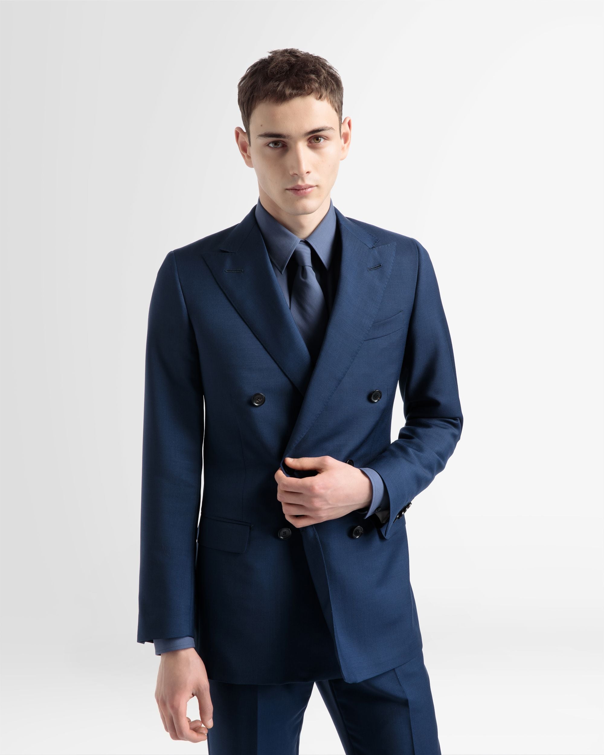 Giacca Doppiopetto In Misto Lana - Uomo - Bally - 02