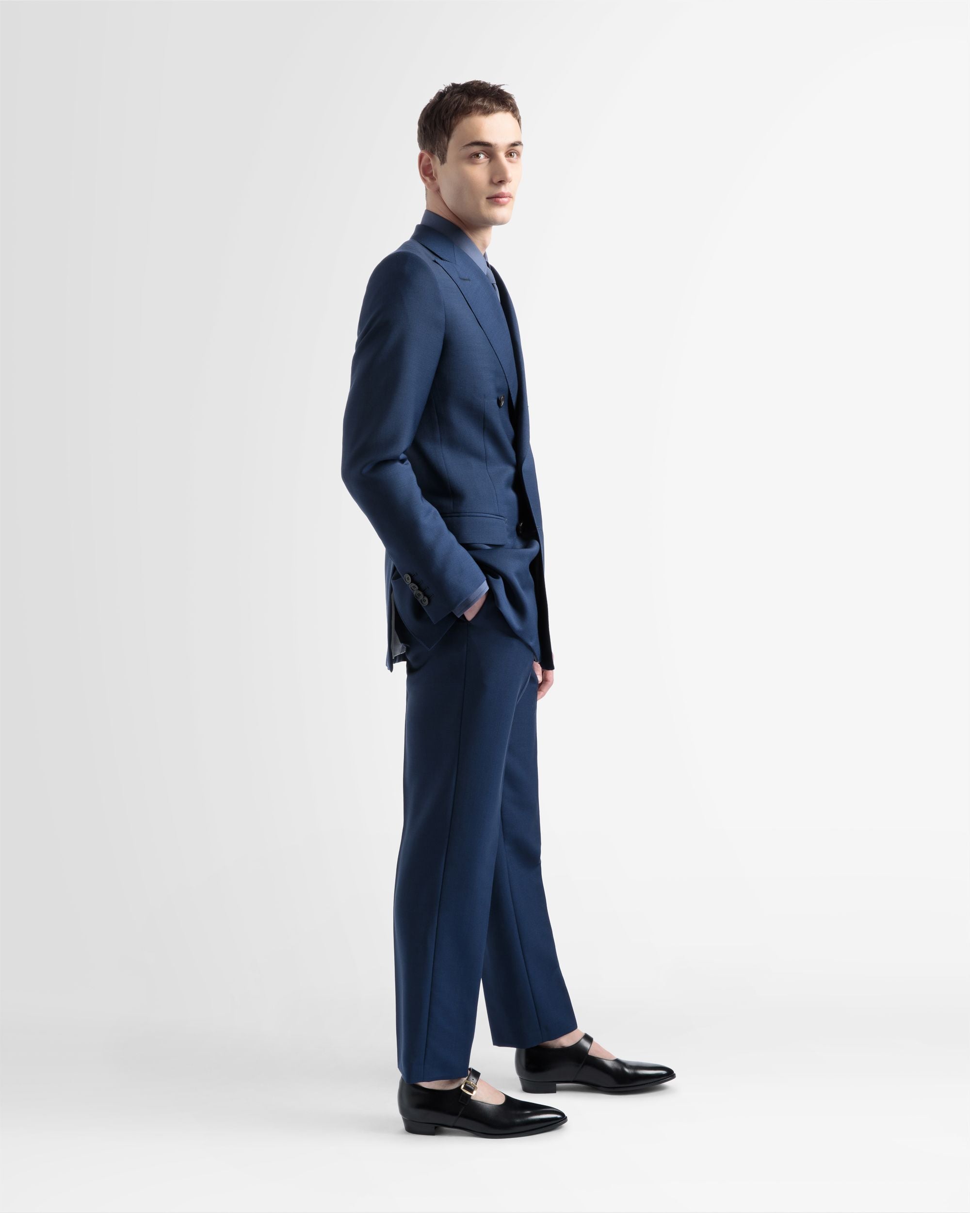 Giacca Doppiopetto In Misto Lana - Uomo - Bally - 04