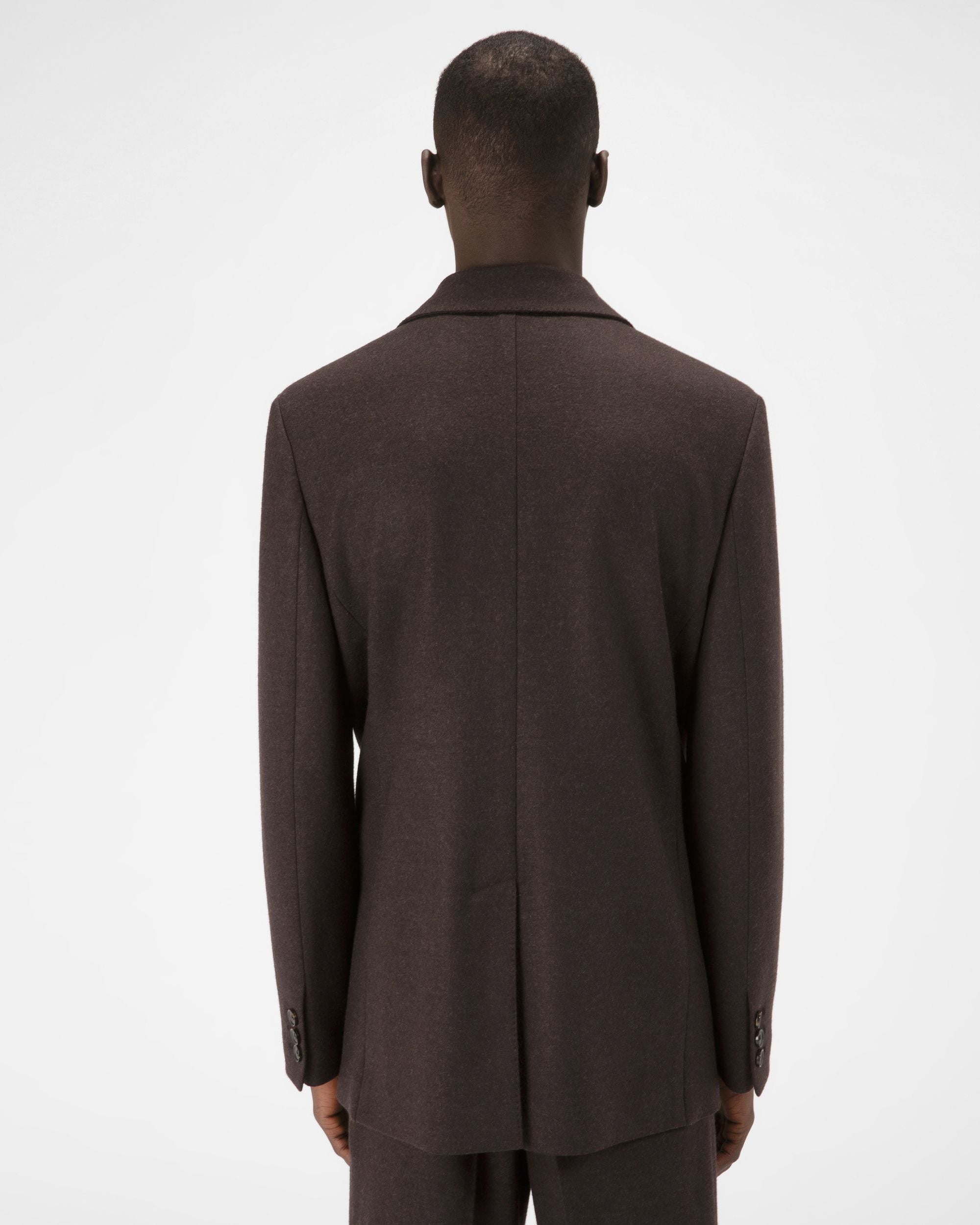 Giacca In Lana Marrone Ebano - Uomo - Bally - 03