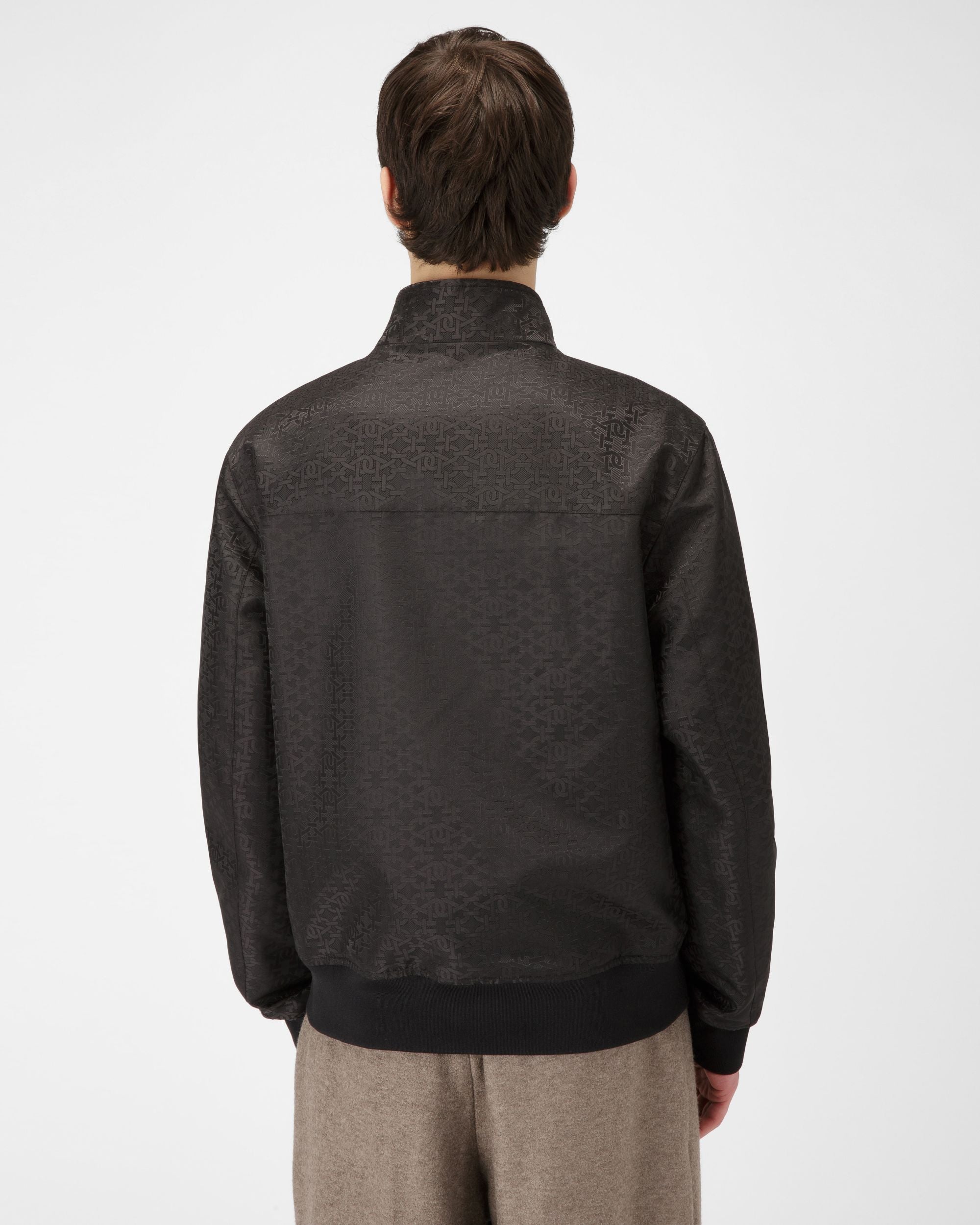 Bomber Reversibile In Nylon Riciclato Nero E Blu Navy - Uomo - Bally - 03
