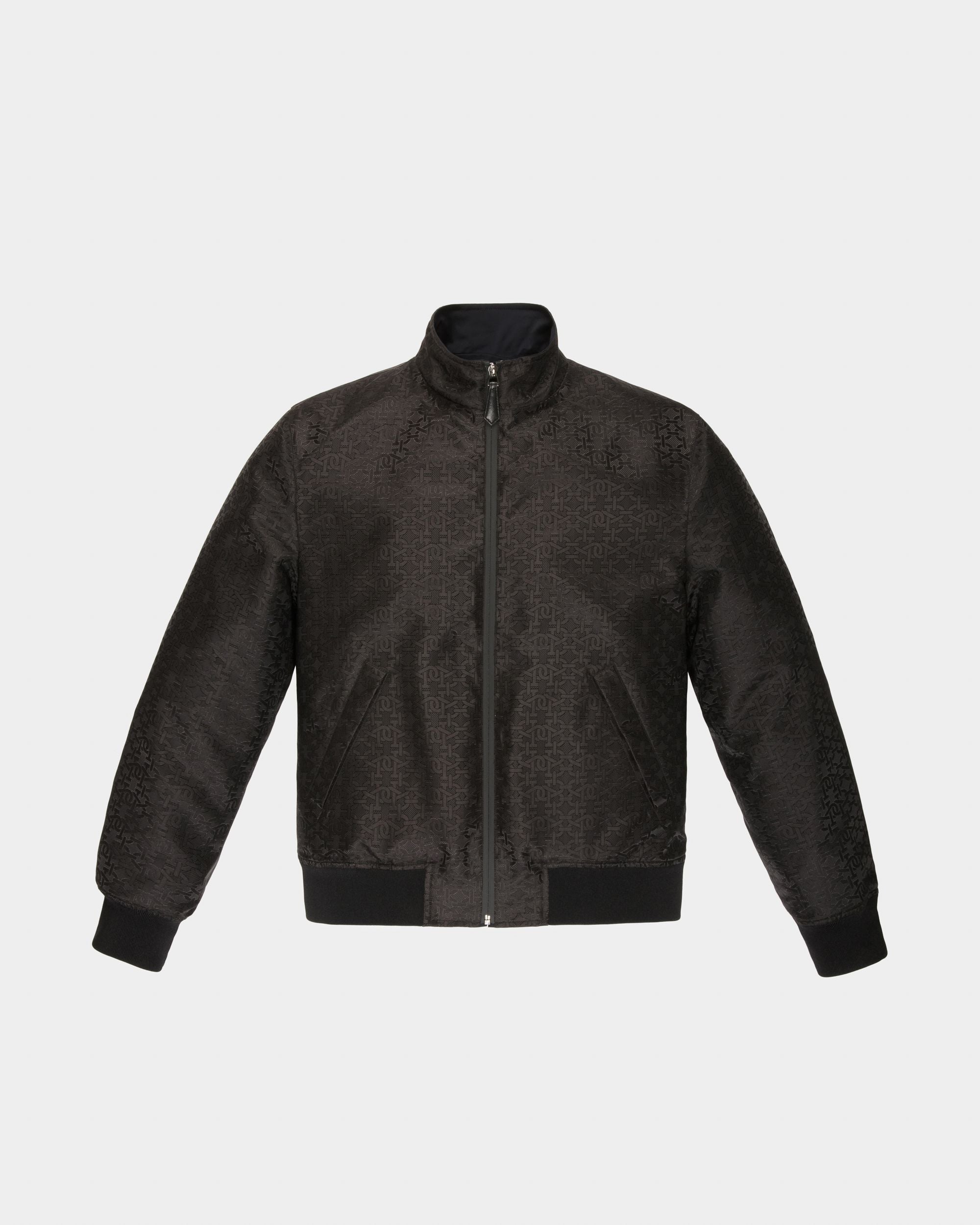 Bomber Reversibile In Nylon Riciclato Nero E Blu Navy - Uomo - Bally - 04