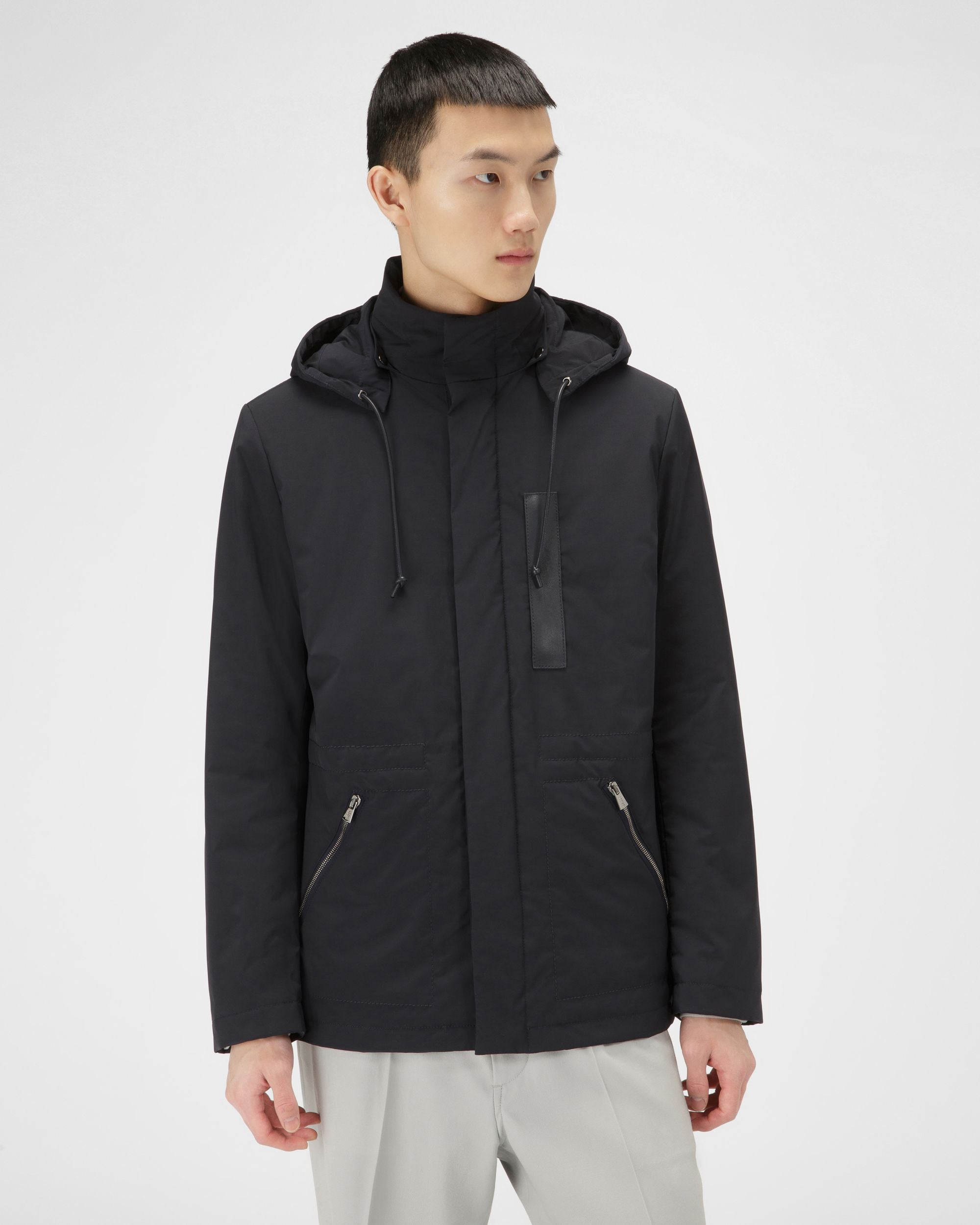 Cappotto In Poliestere Blu Navy - Uomo - Bally - 01