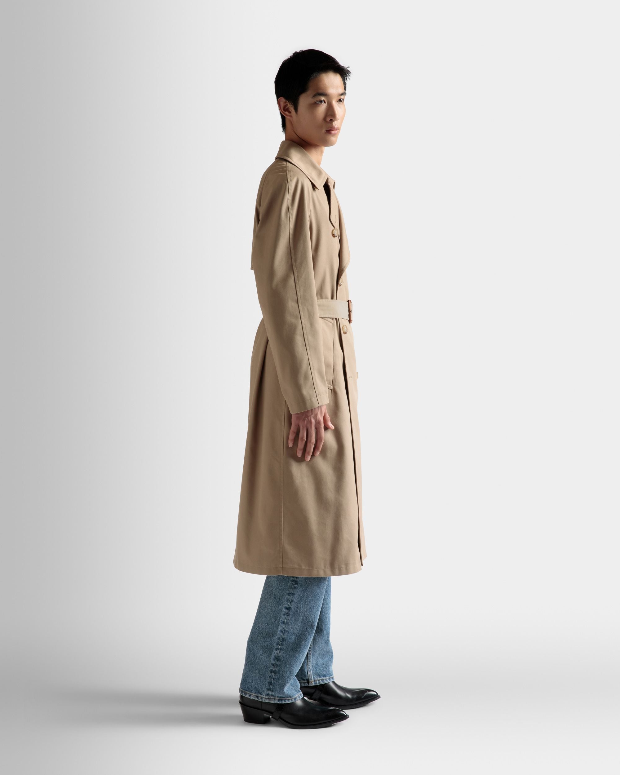 Trench In Cotone Marrone - Uomo - Bally - 05