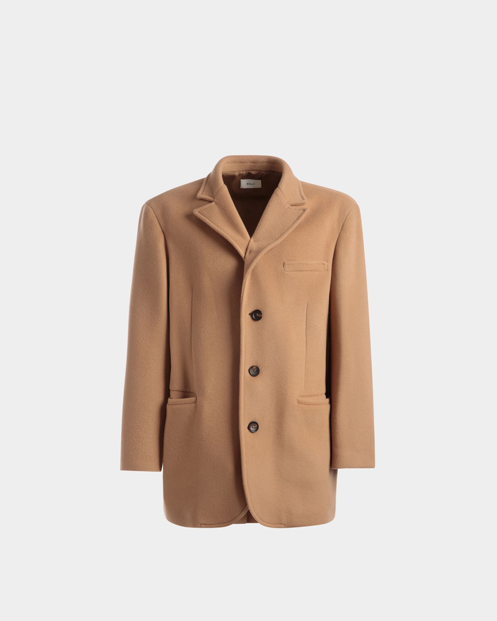 Giacca Monopetto In Misto Cachemire Color Cammello - Uomo - Bally - 01
