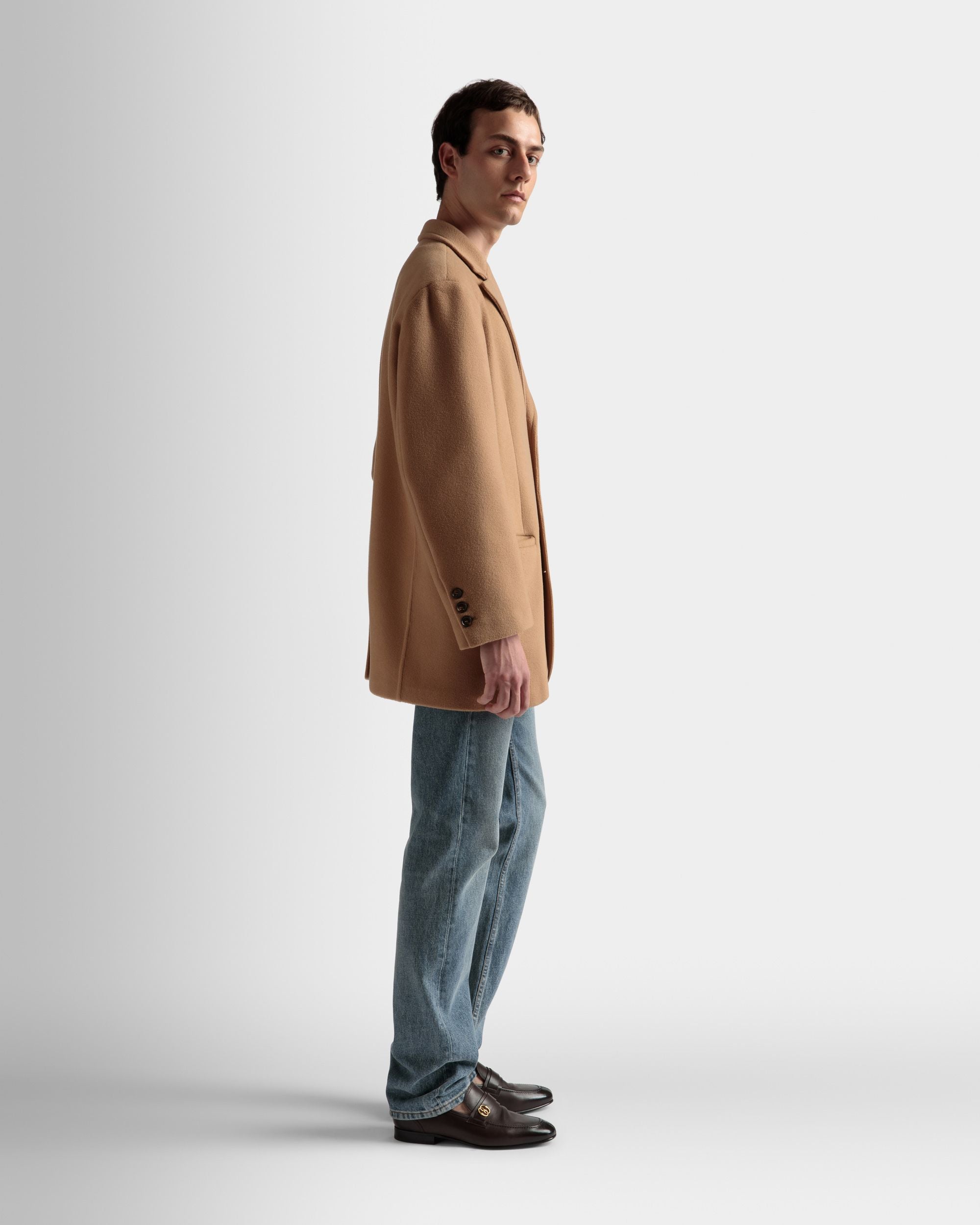 Giacca Monopetto In Misto Cachemire Color Cammello - Uomo - Bally - 04