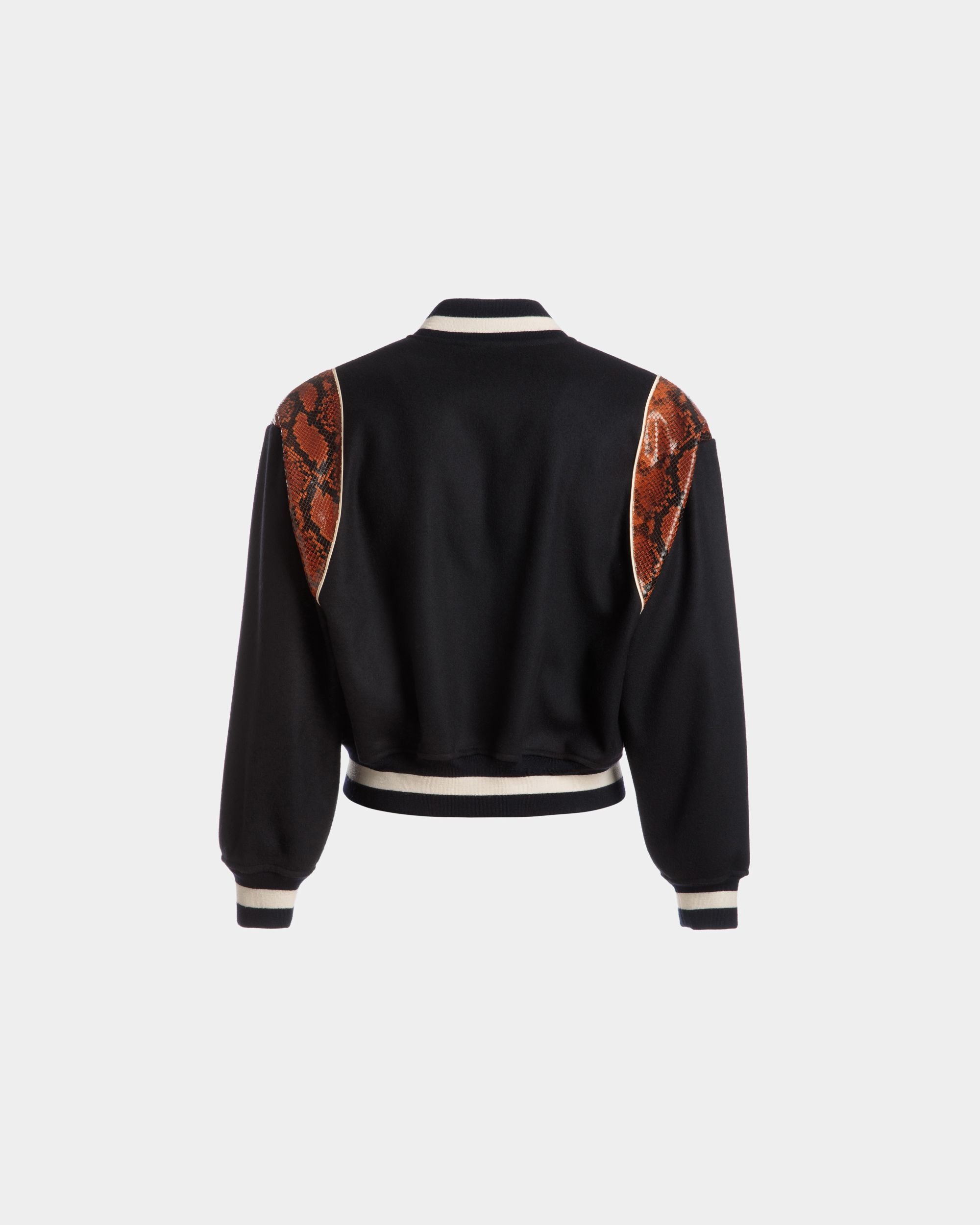 Giacca Letterman In Misto Lana Blu Navy - Uomo - Bally - 07
